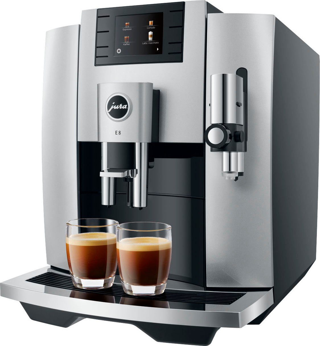 JURA Kaffeevollautomat 15336 E8, Feinschaumdüse G2 mit auswechselbarem  Milchauslauf online kaufen | OTTO