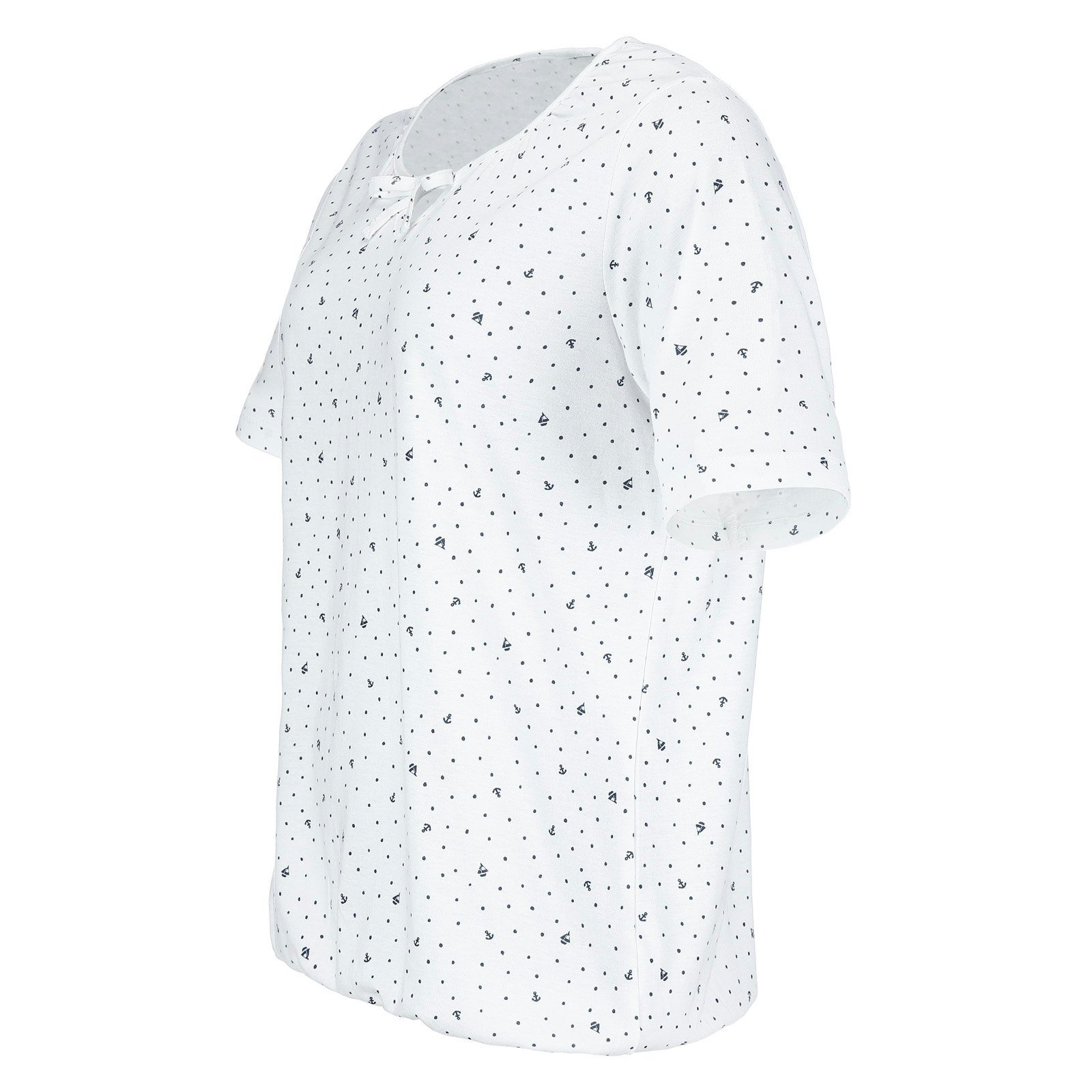 modAS T-Shirt Damen Kurzarm Basic-Shirt Maritim günstig online kaufen