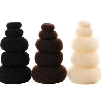 Gontence Haarstyling-Set 3 Stück Donut Duttkissen, Donut Hair Bun Maker