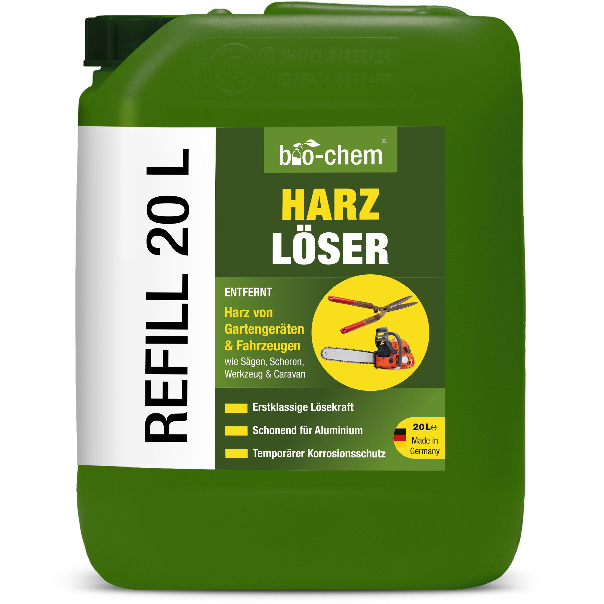 bio-chem Harzlöser 750 ml - Harzentferner für Gartengeräte und Werkzeuge Kettensägenreiniger