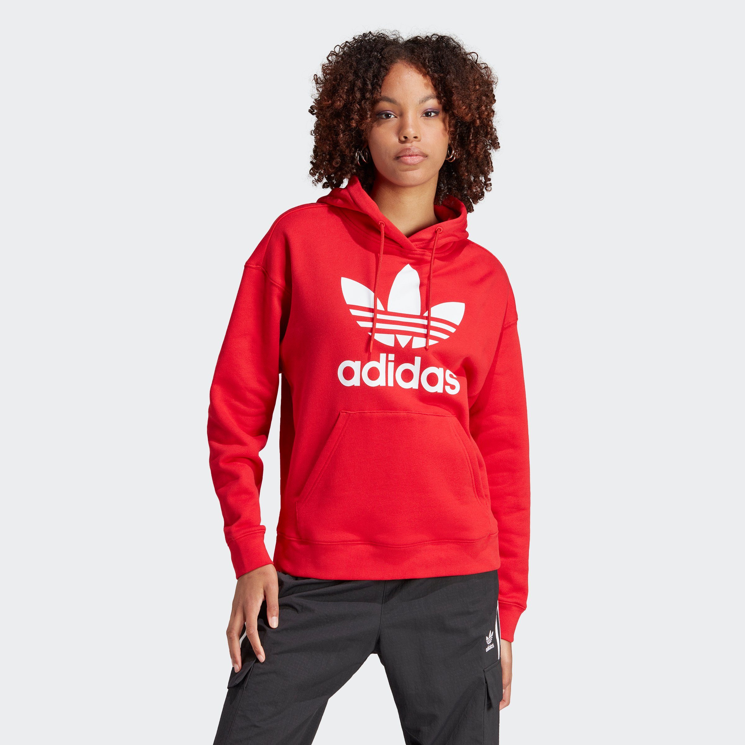 Die günstigen Neuerscheinungen von heute adidas Originals TREFOIL Kapuzensweatshirt HOODIE