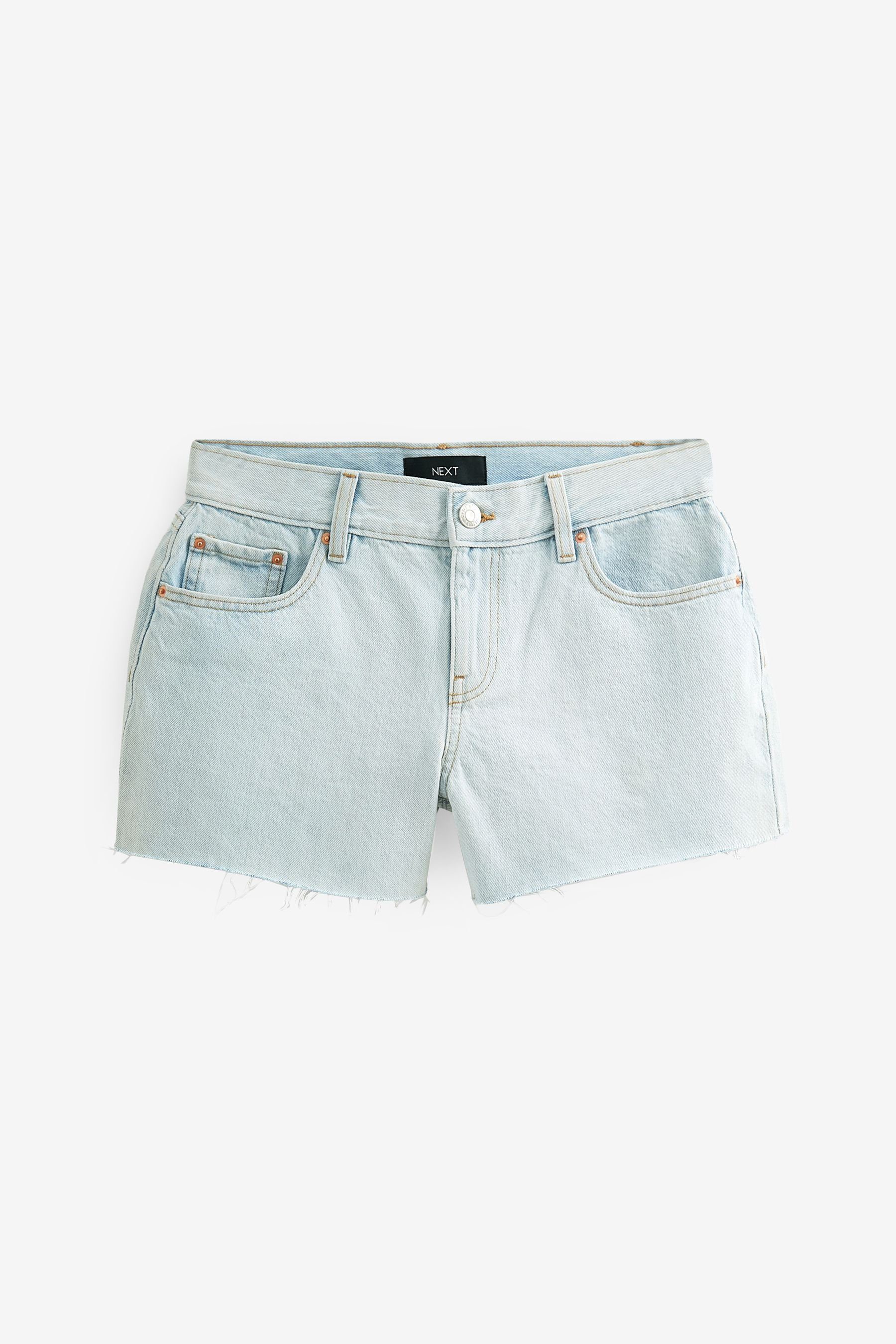Next Jeansshorts Denim-Shorts mit Fransensaum (1-tlg), Aktuelle Mode für  die ganze Familie | Jeansshorts
