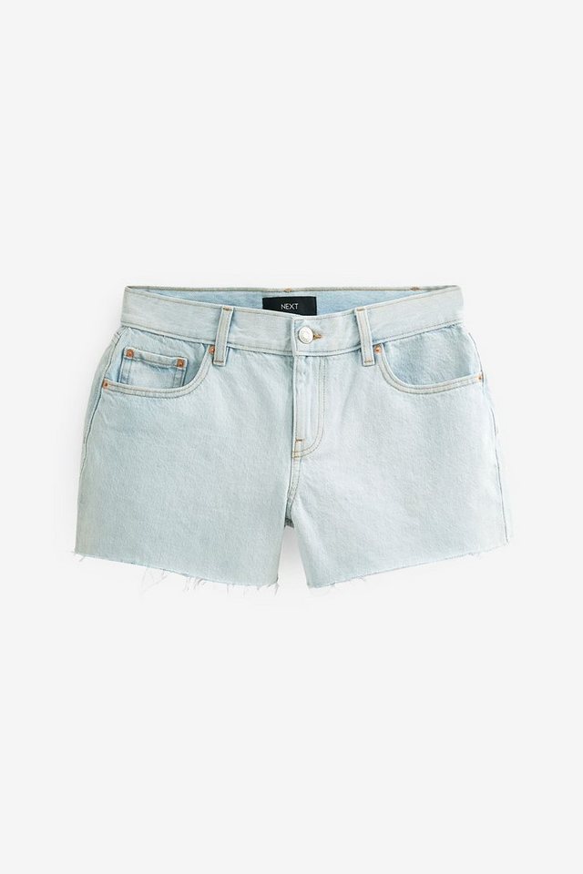Next Jeansshorts Denim-Shorts mit Fransensaum (1-tlg), Aktuelle Mode für  die ganze Familie