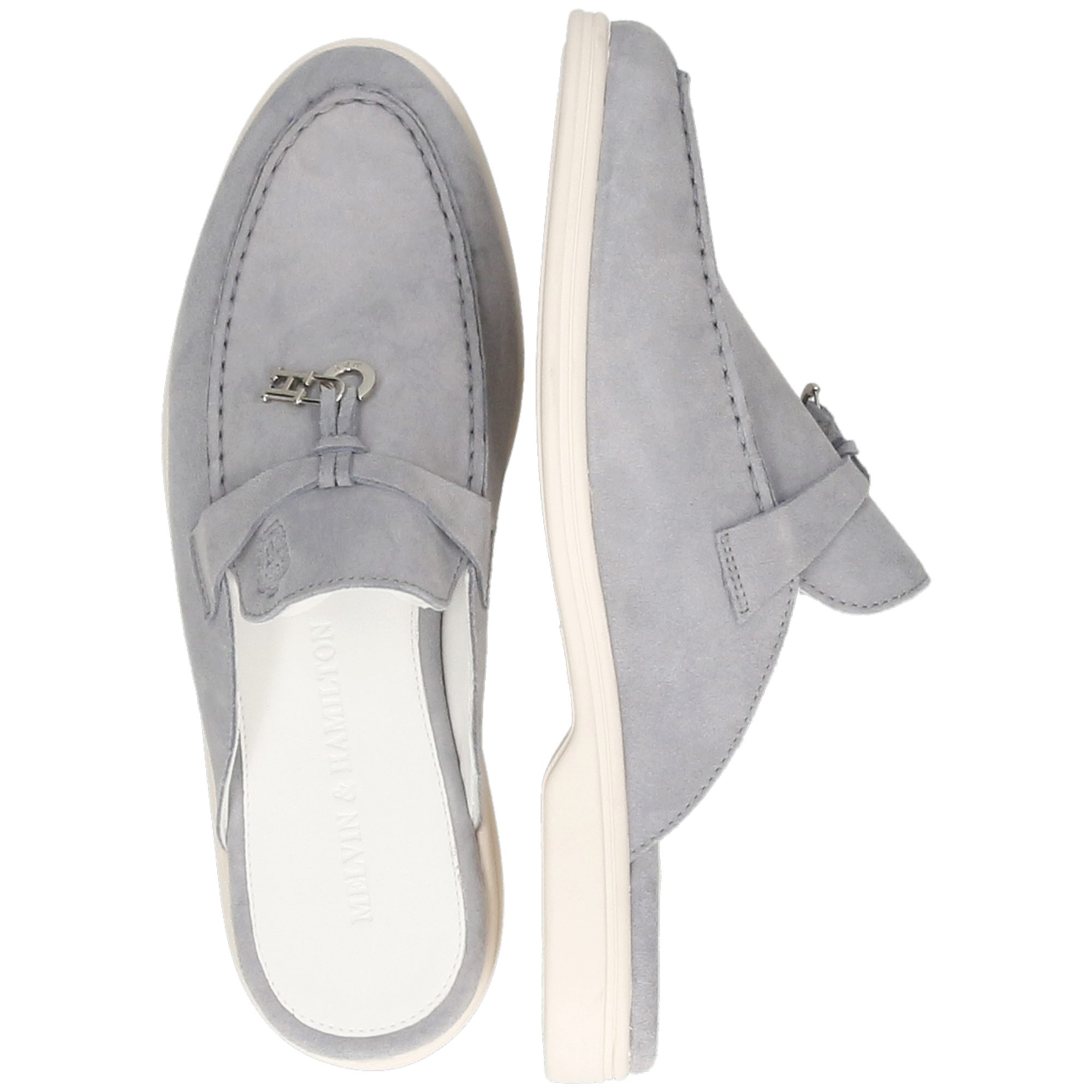 Melvin & Hamilton Adley 15 Leder-Pantoletten für Damen Pantolette Flache Absätze, Echtes Leder