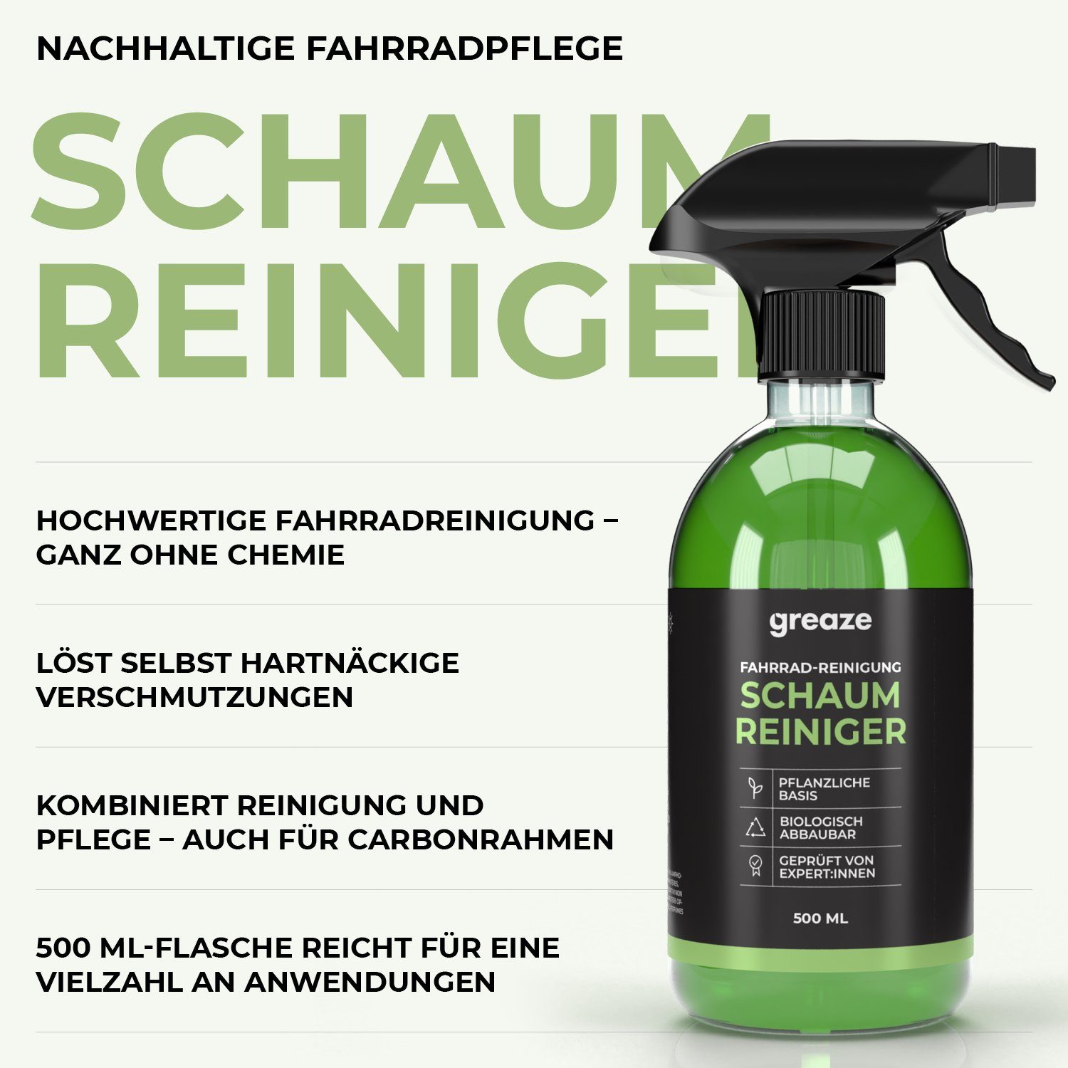 biologisch abbaubar greaze Schaumreiniger Spray Fahrradketten Reiniger Fahrrad