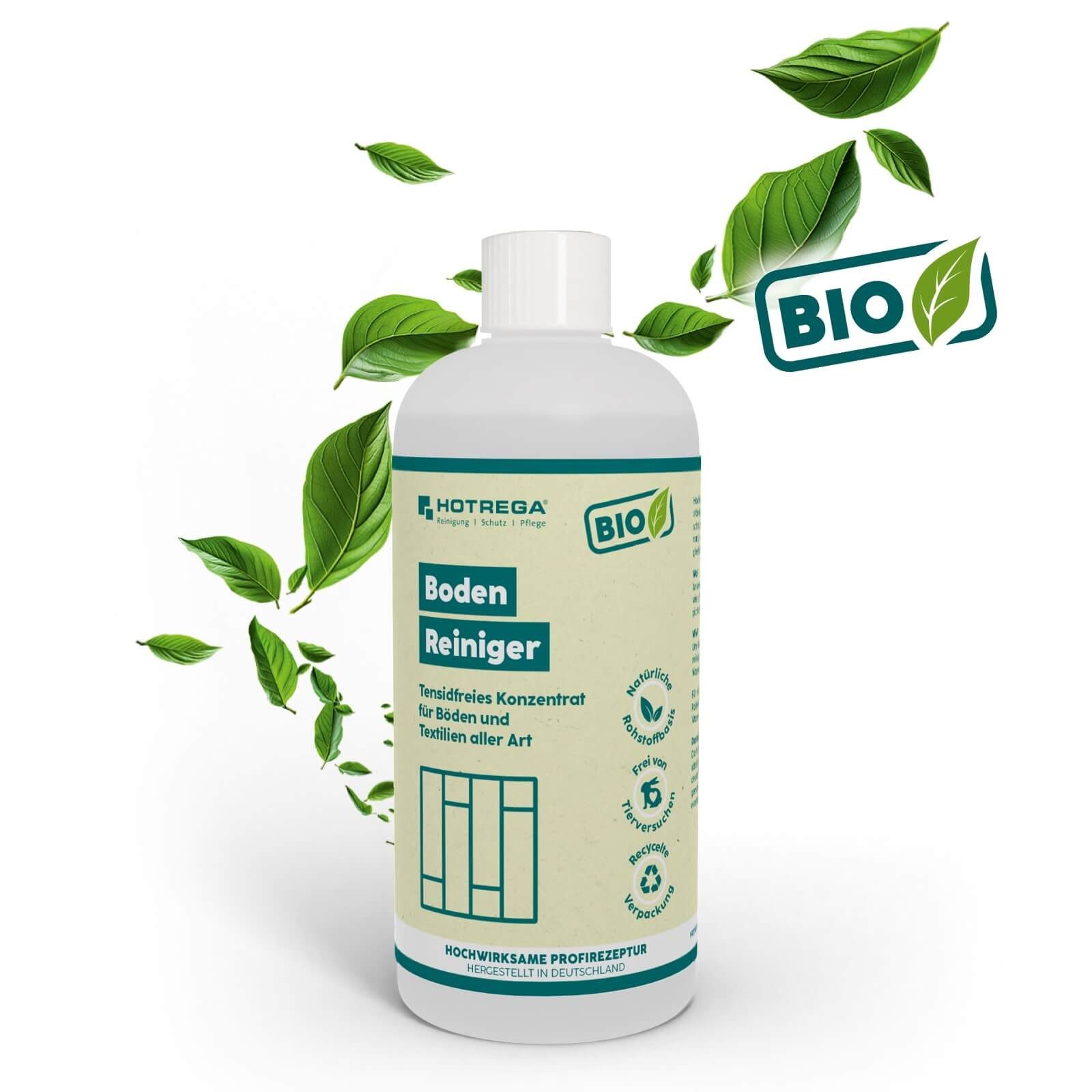 HOTREGA® BIO Средство для мытья полов Konzentrat 500ml Fussbodenreiniger (Laminatreiniger, Fliesenreiniger, Teppichreiniger)