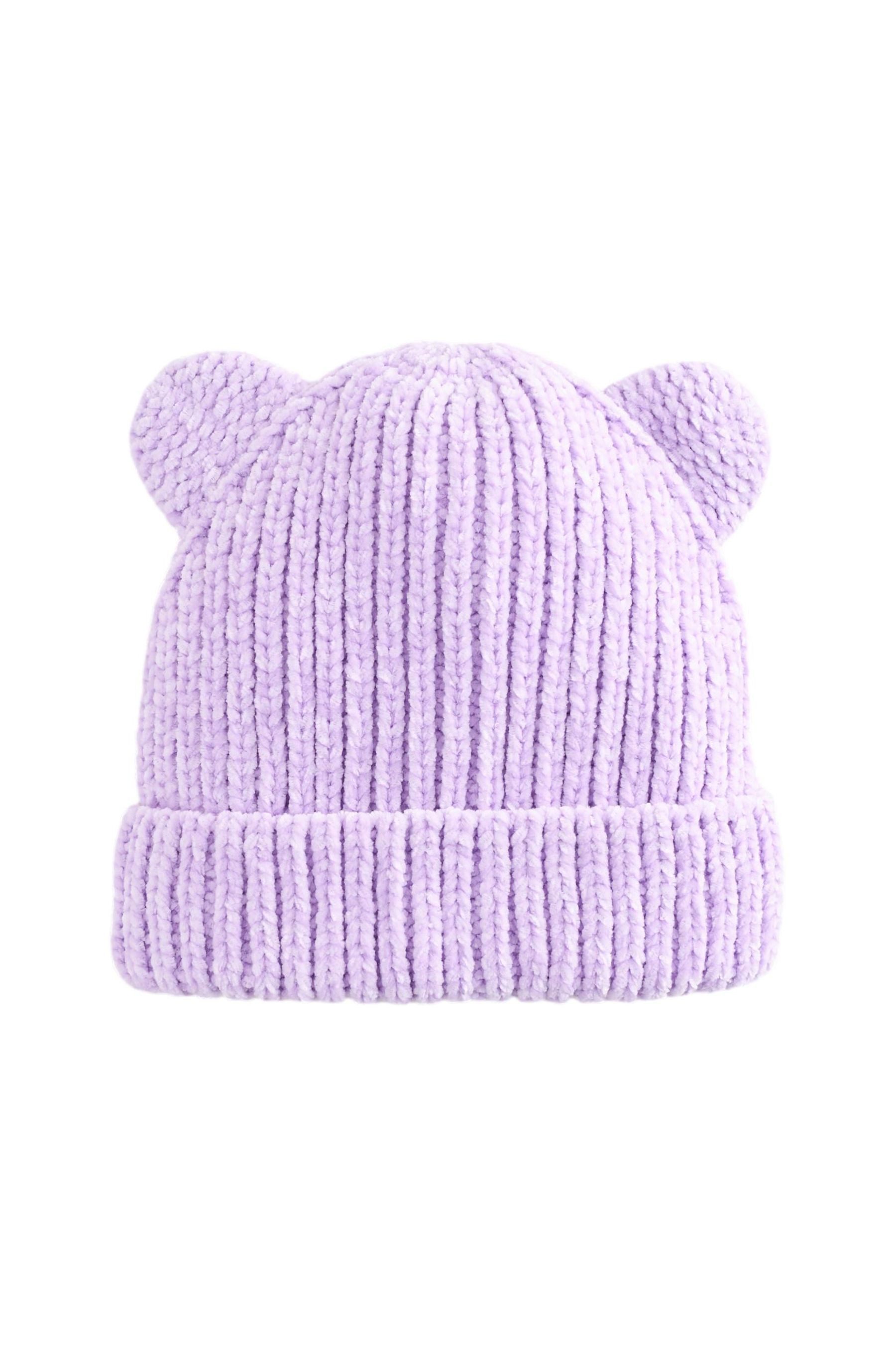 Beanie Bommelmütze mit 3D-Ohren
