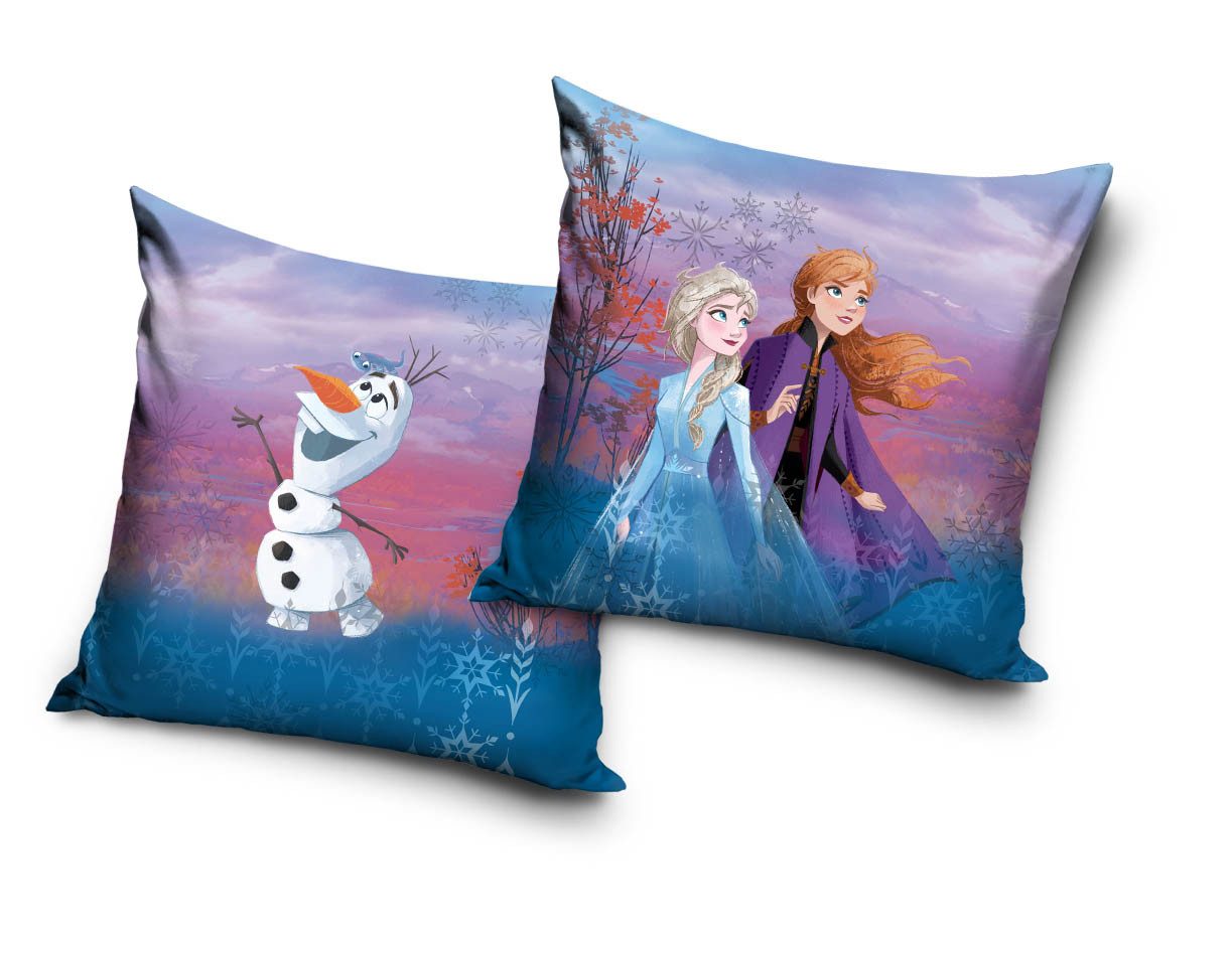 Disney Dekokissen Frozen Velour Kissen Dekokissen 40 x 40 cm