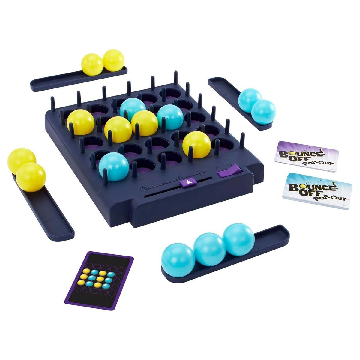 Mattel® Spiel Mattel HKR53 - Bounce Off Pop-Out - Partyspiel, Familienspiel
