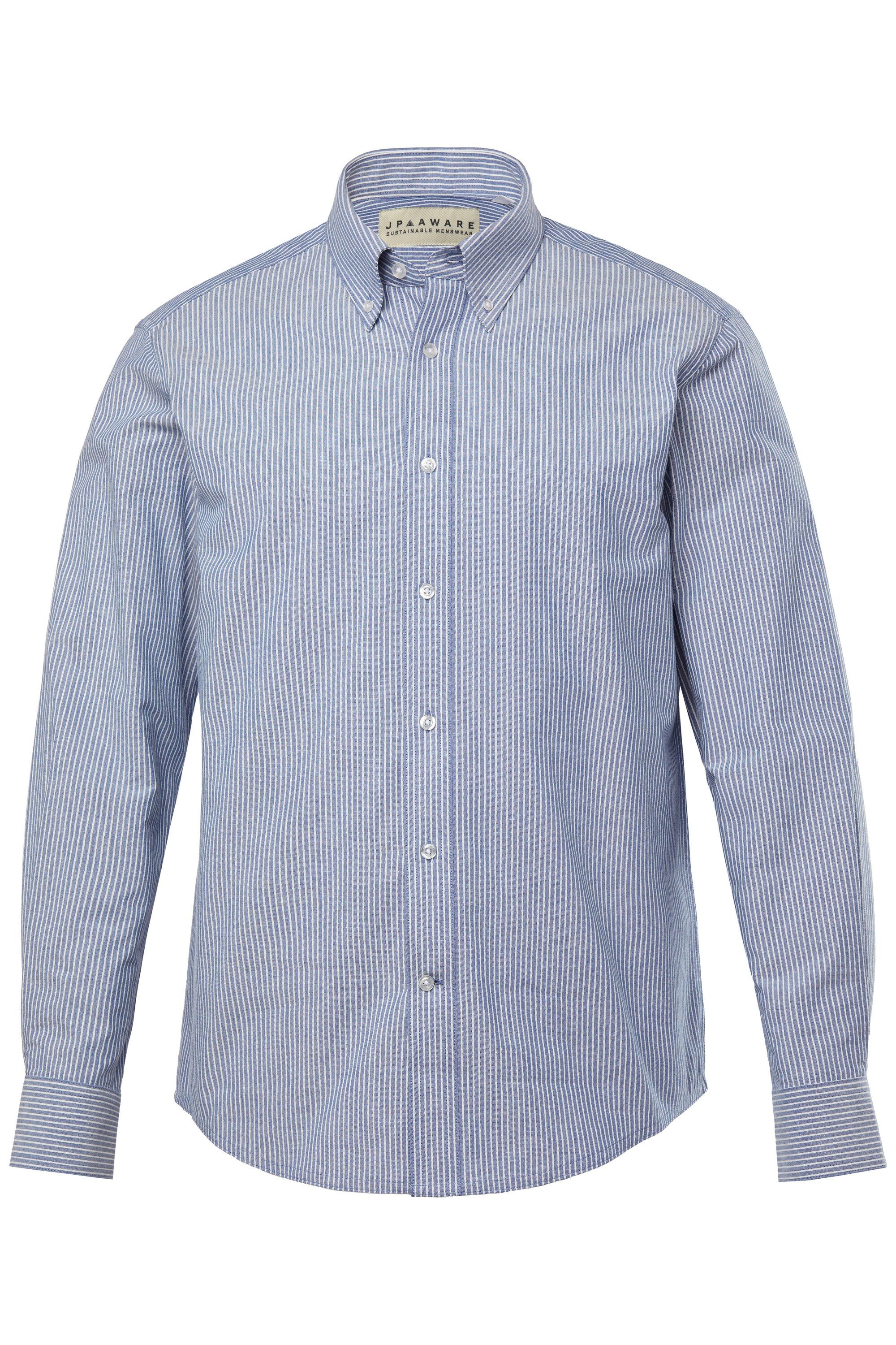 JP1880 Businesshemd JP AWARE Streifenhemd Nachhaltigkeit Langarm günstig online kaufen