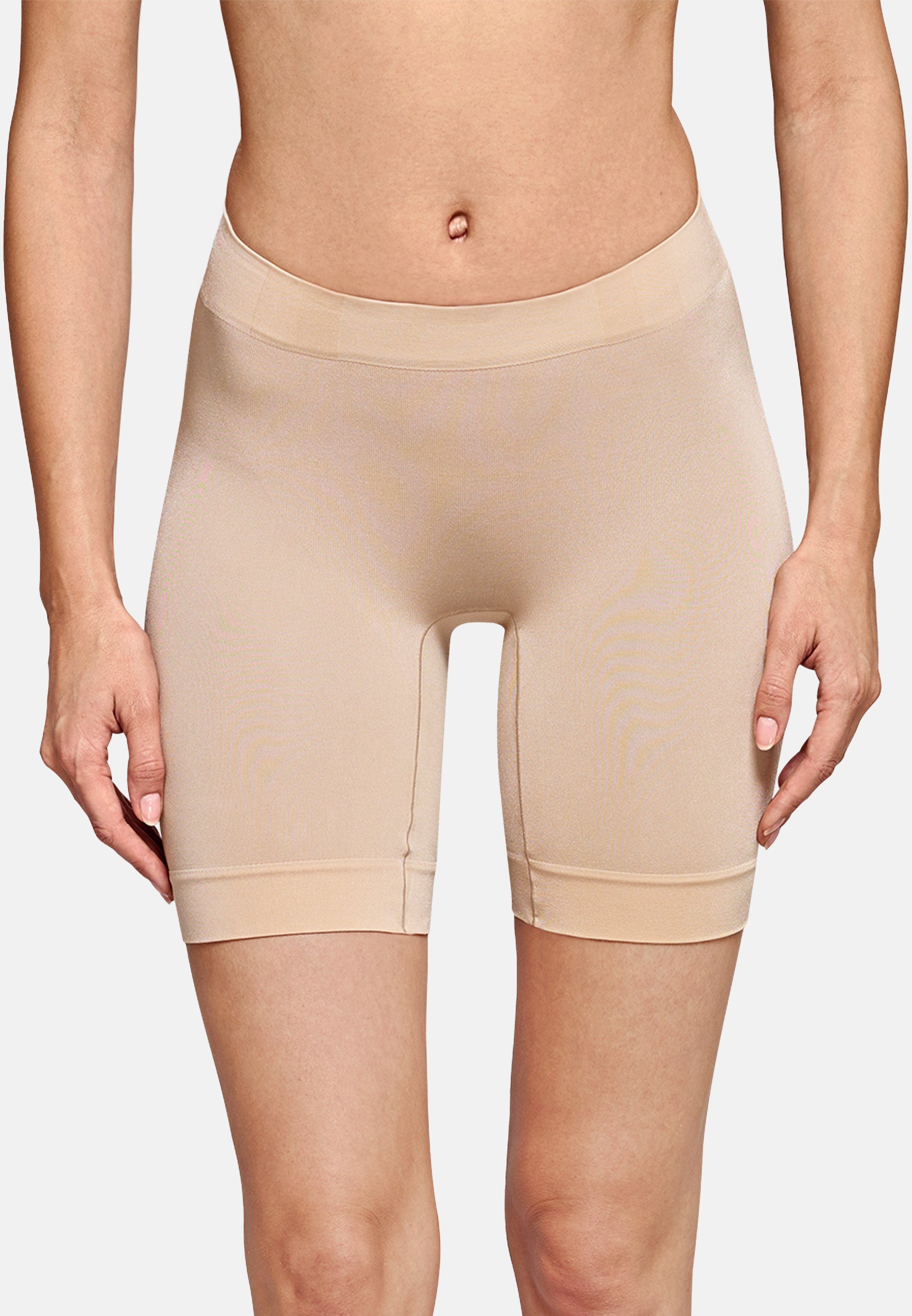 Longshorts Seamless 2er Sand Pack 2-St) Light Unterhose - Stützend (Spar-Set, Lange Schiesser