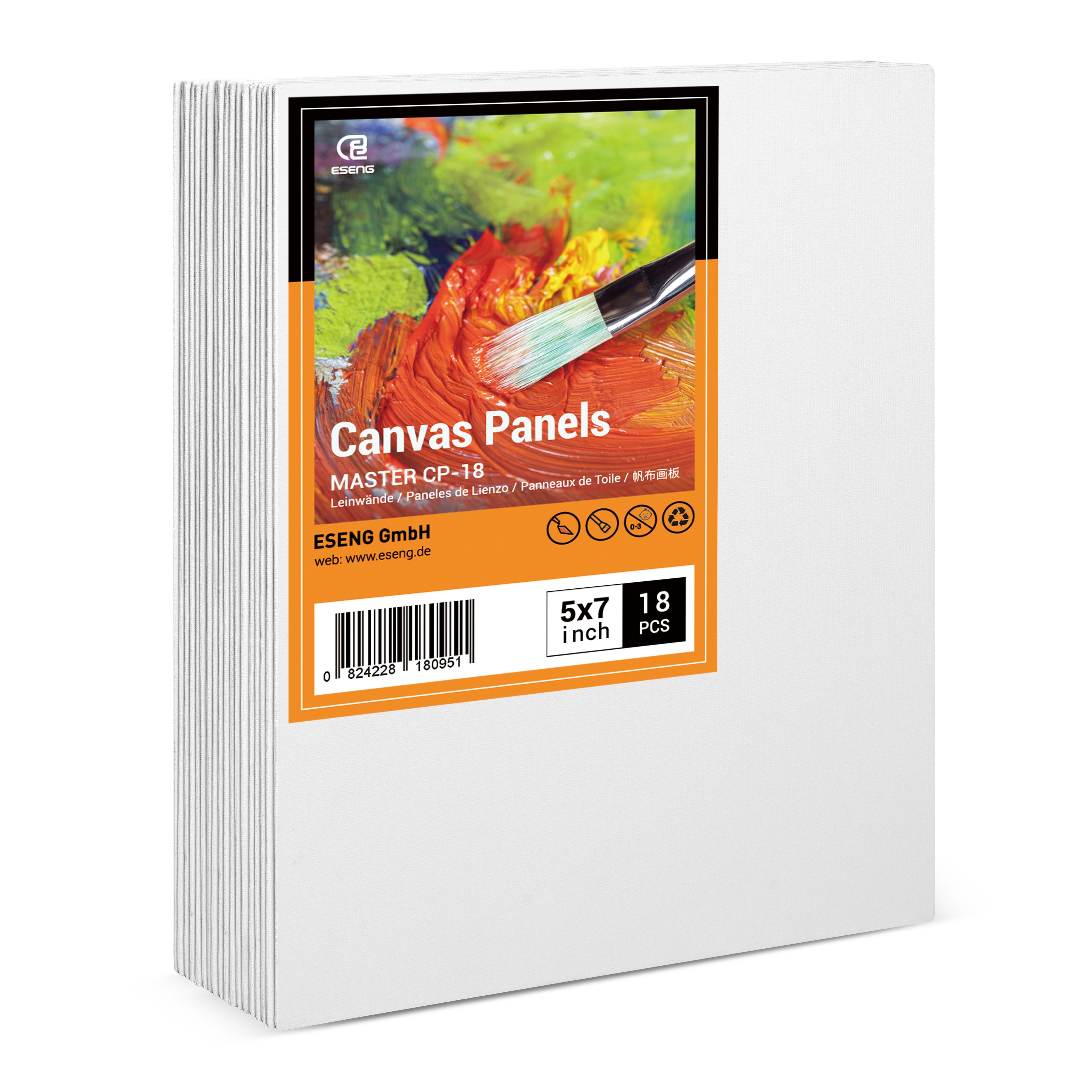 ESENG Leinwand zum Bemalen, MASTER CP-12, 100% Baumwolle, 3mm dick, Größenvielfalt