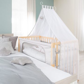 roba® Beistellbett Room Bed, Beistellbett zum Elternbett mit kompletter Ausstattung