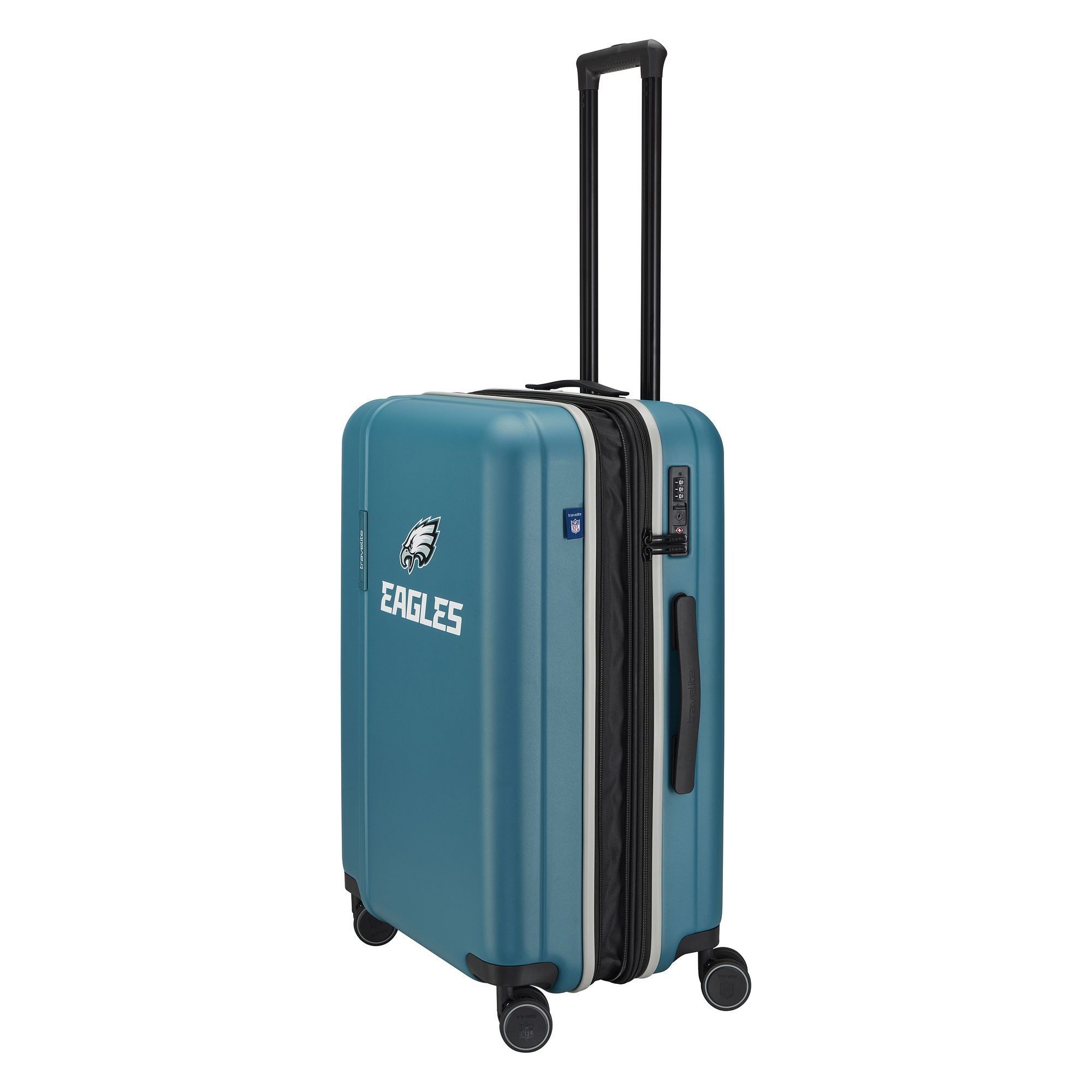 travelite Trolleyset travelite x NFL, 4 Rollen, (3-teilig, 3 tlg), ABS