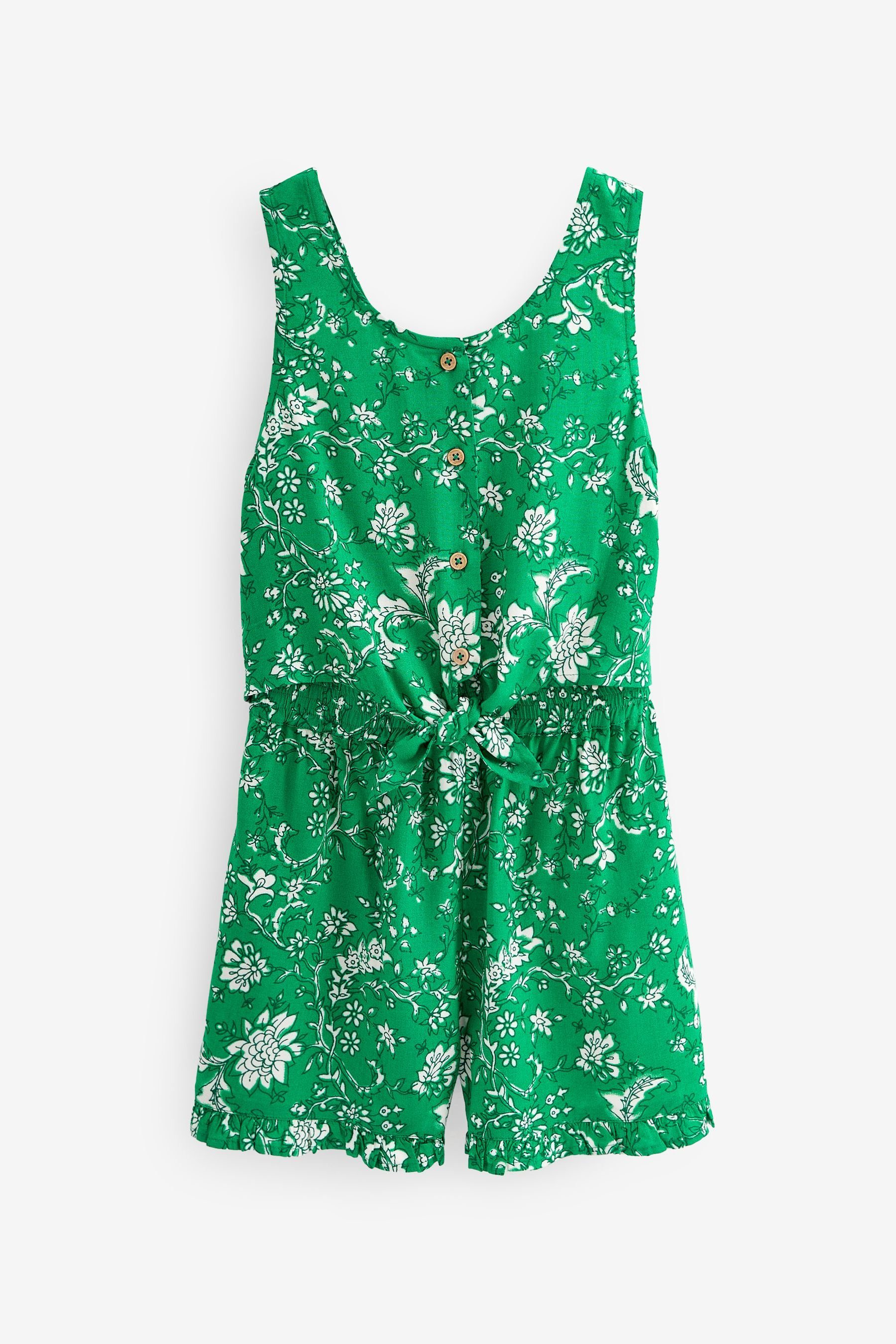 Next Playsuit Overall (1-tlg) Green Floral