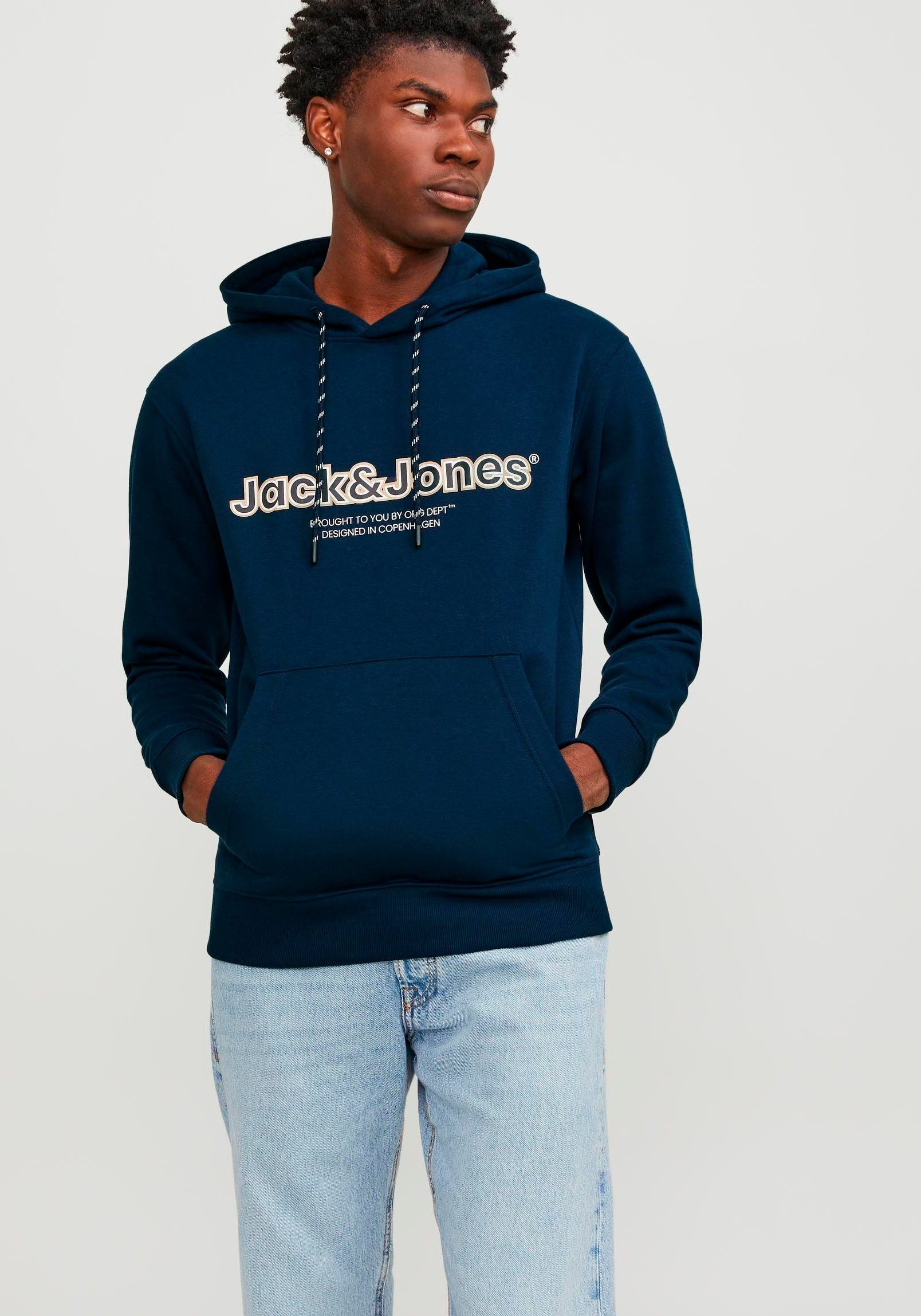 captain JORLAKEWOOD coolem Hoodie Jack Jones Print BF mit SWEAT & HOOD sky