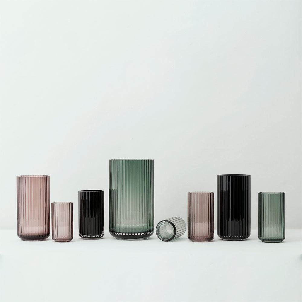 Vase (20,5cm) Porcelain Transparent Kerzenhalter Glas Porcelæn Lyngby Clear