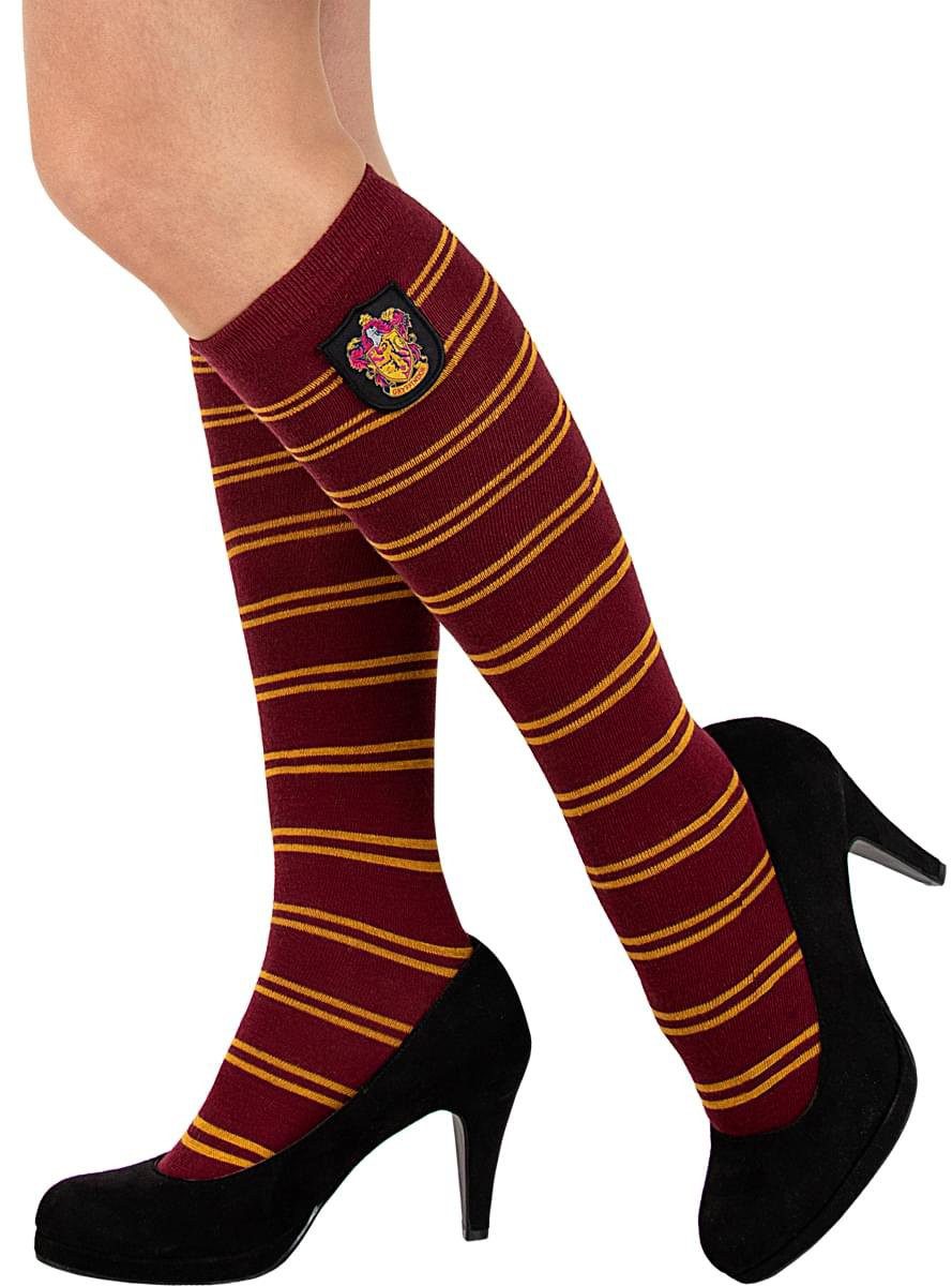 Metamorph Zauberer-Kostüm Harry Potter – Gryffindor Strümpfe, Hogwarts-Socken in den Farben des Hauses Gryffindor