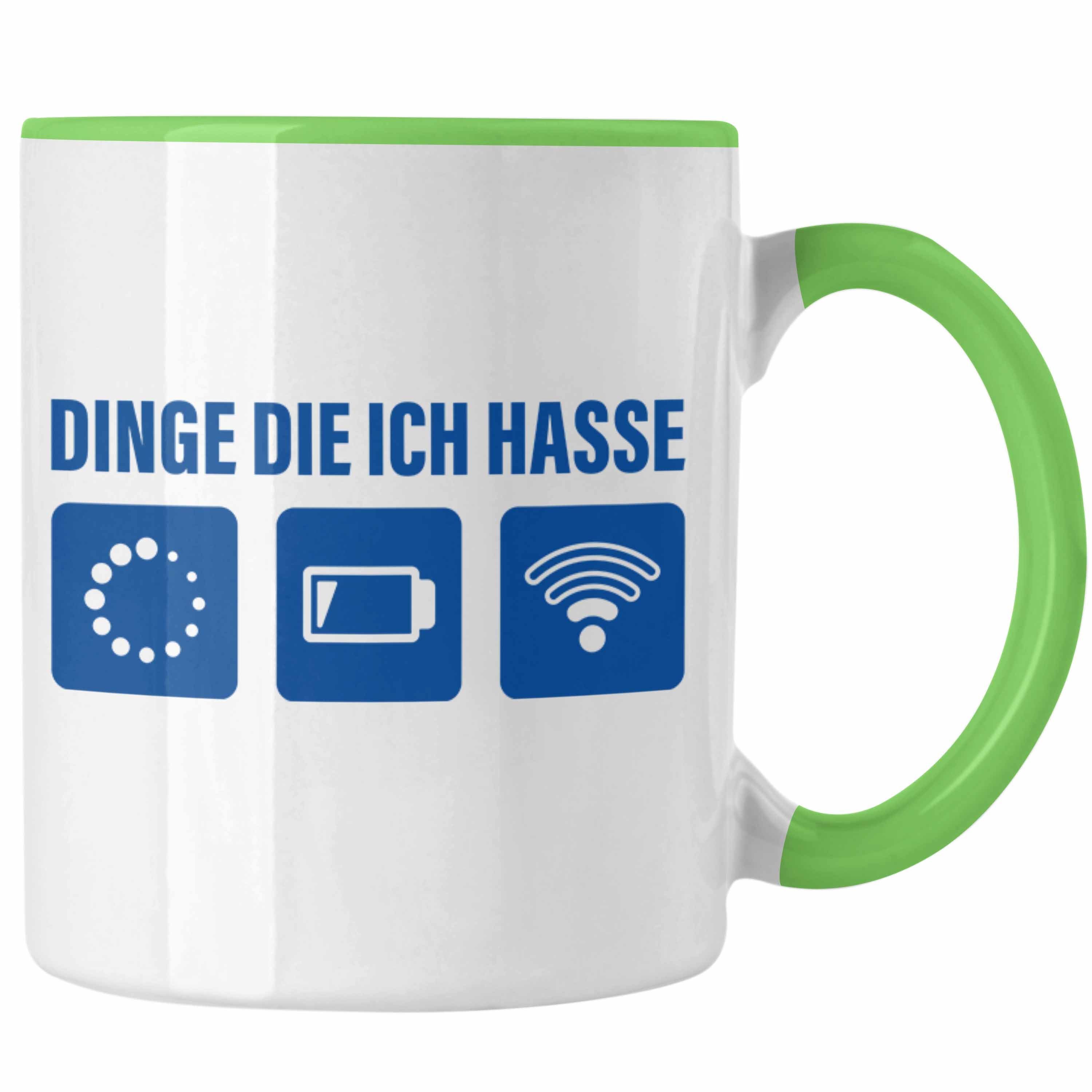 Tasse Die Nerd Kaffeetasse 5. Ich Trendation Lustige Tasse Hasse Loading Grün Wlan Akku Geburtstag 7. - 6. Trendation Dinge