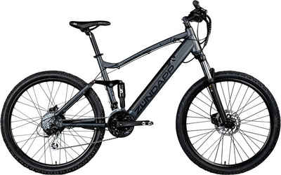 Zündapp E-Bike XFS, 27 Gang Shimano Tourney TX Schaltwerk, Kettenschaltung, Heckmotor, 504 Wh Akku