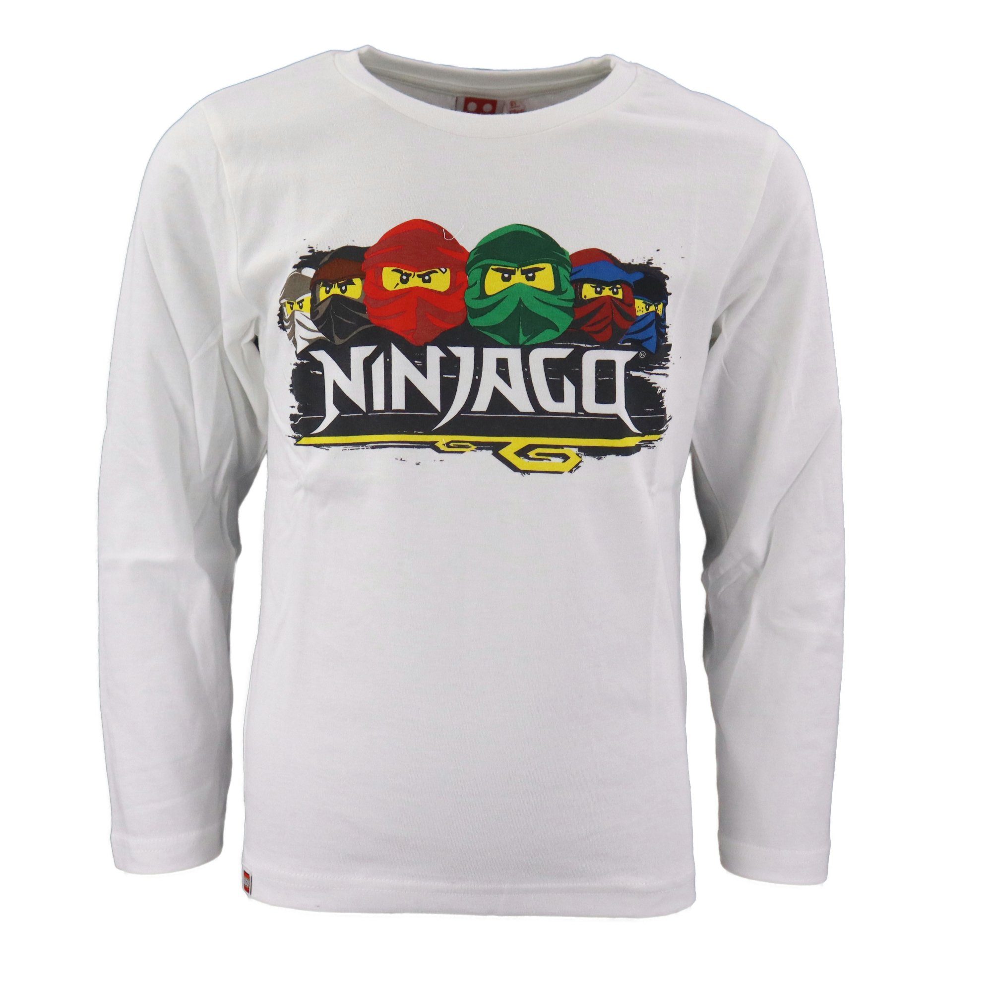 LEGO® Langarmshirt Ninjago Jungen Kinder langarm Shirt Gr. 98 bis 128, Baumwolle