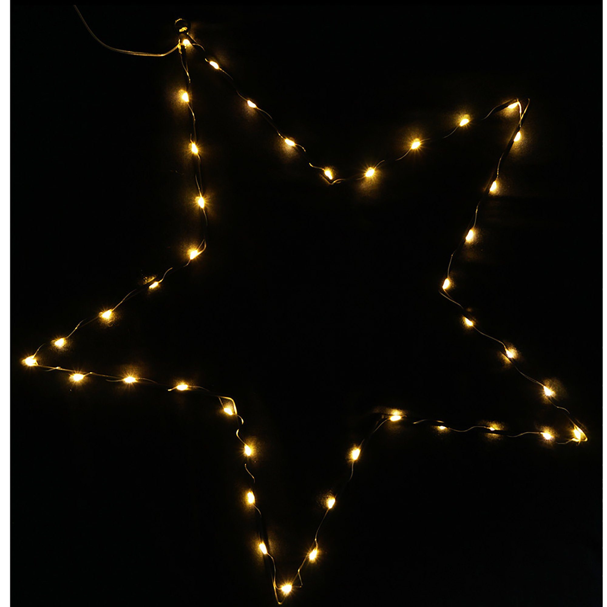 Timer, Annastore Beleuchtung in batteriebetrieben verschiedene LED Größen Weihnachtsstern warmweiß LED Stern mit -