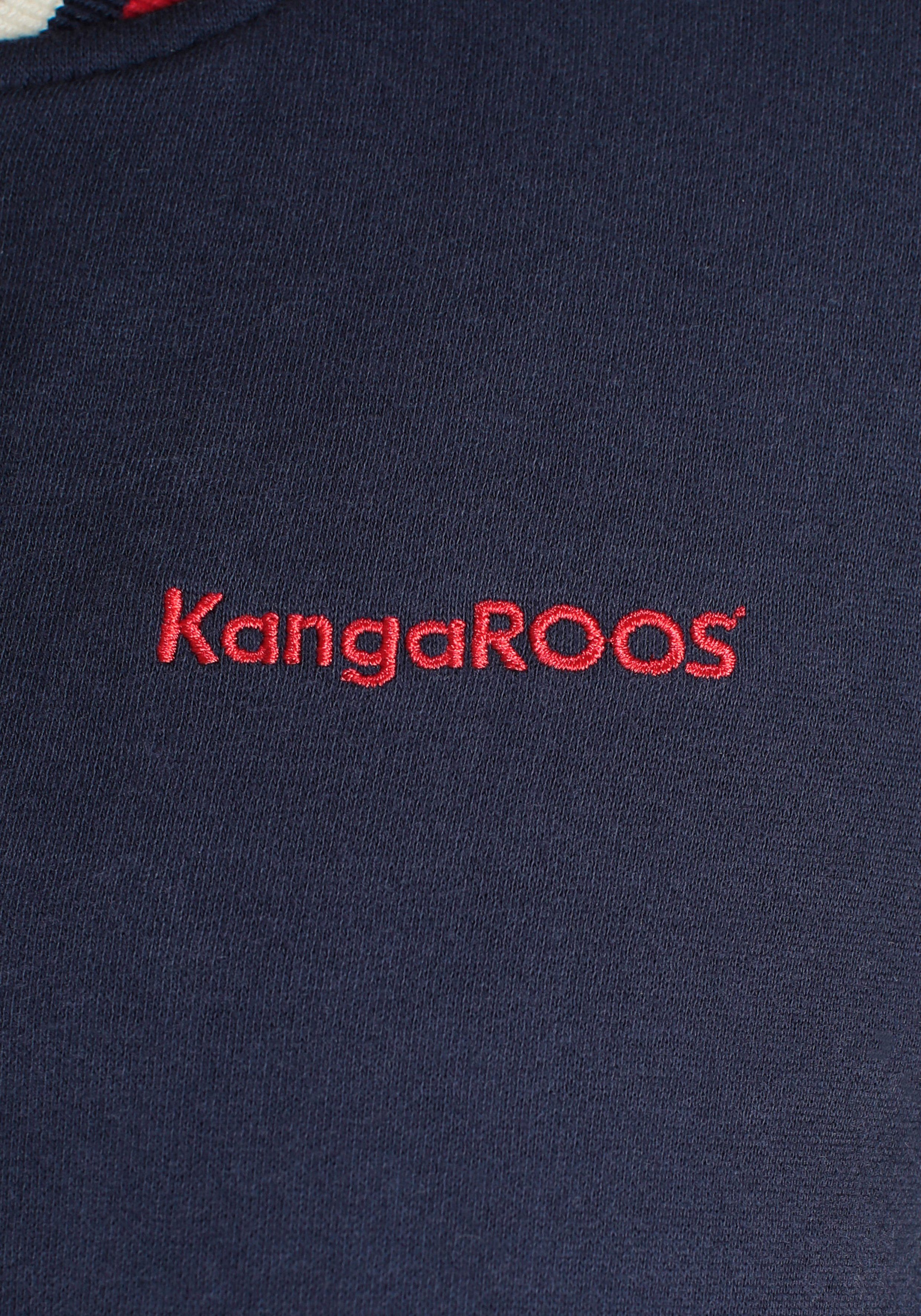 NEUE College-Look coolen KangaROOS - im Sweatjacke KOLLEKTION