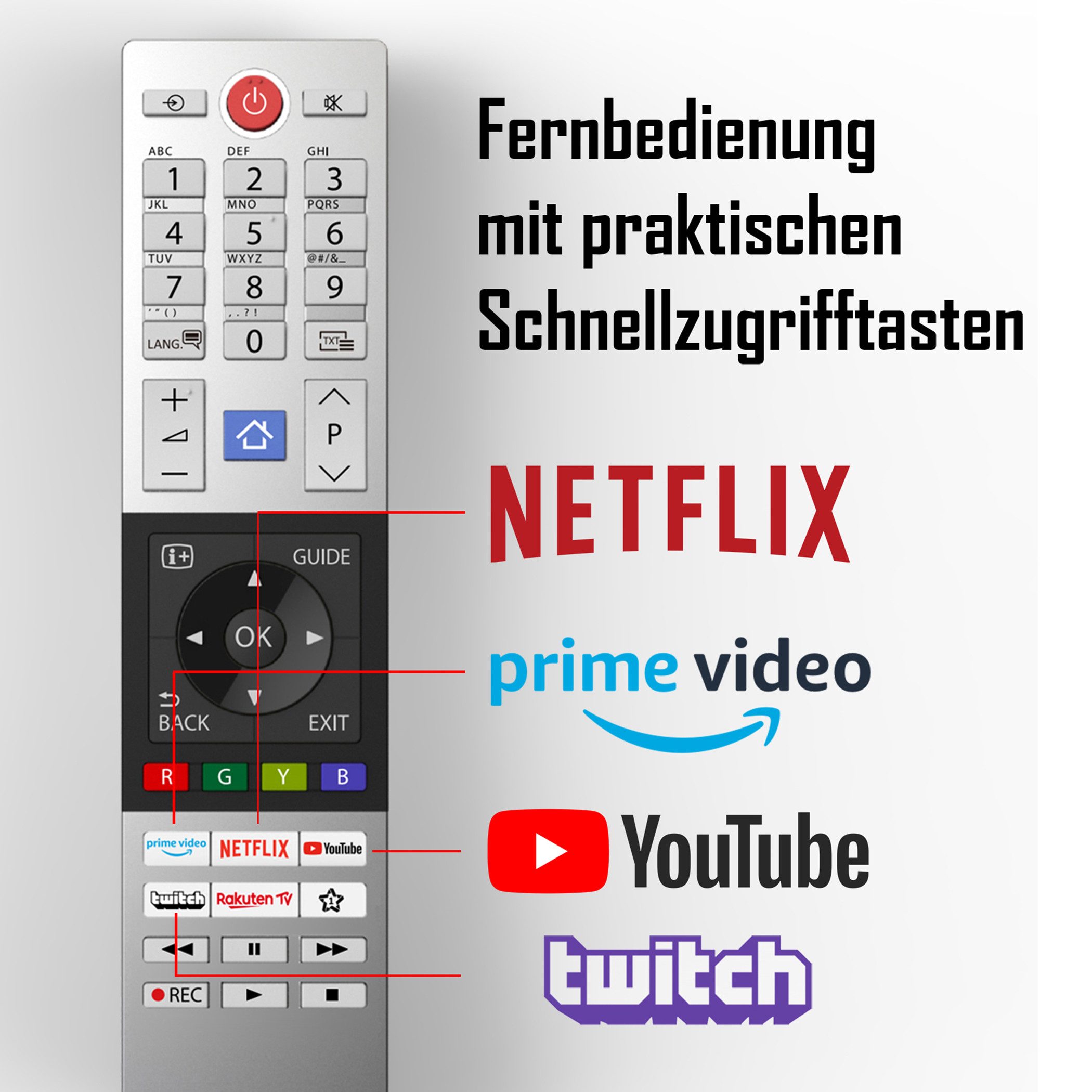 Toshiba 32LK3C64DAW LCD-LED Fernseher (8...