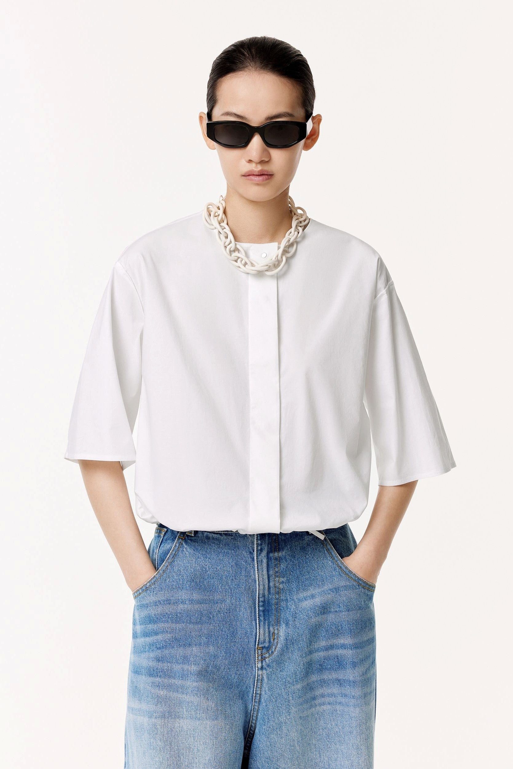 Klassische Bluse