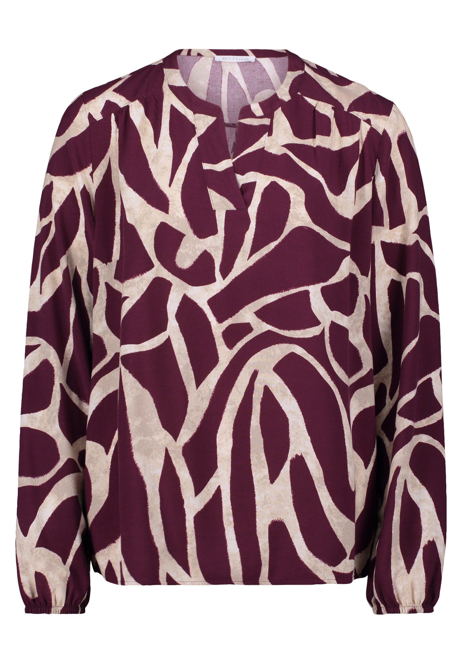 Betty&Co Schlupfbluse Damen Schlupfbluse mit Print günstig online kaufen
