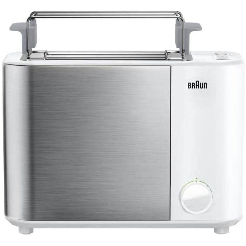 Toaster Braun HT5015 - weiß/silber WH Toaster -