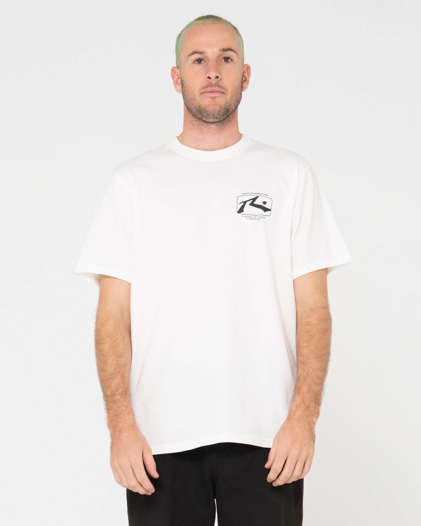 Rusty T-Shirt ADVOCATE SHORT SLEEVE TEE Egret | T-Shirts