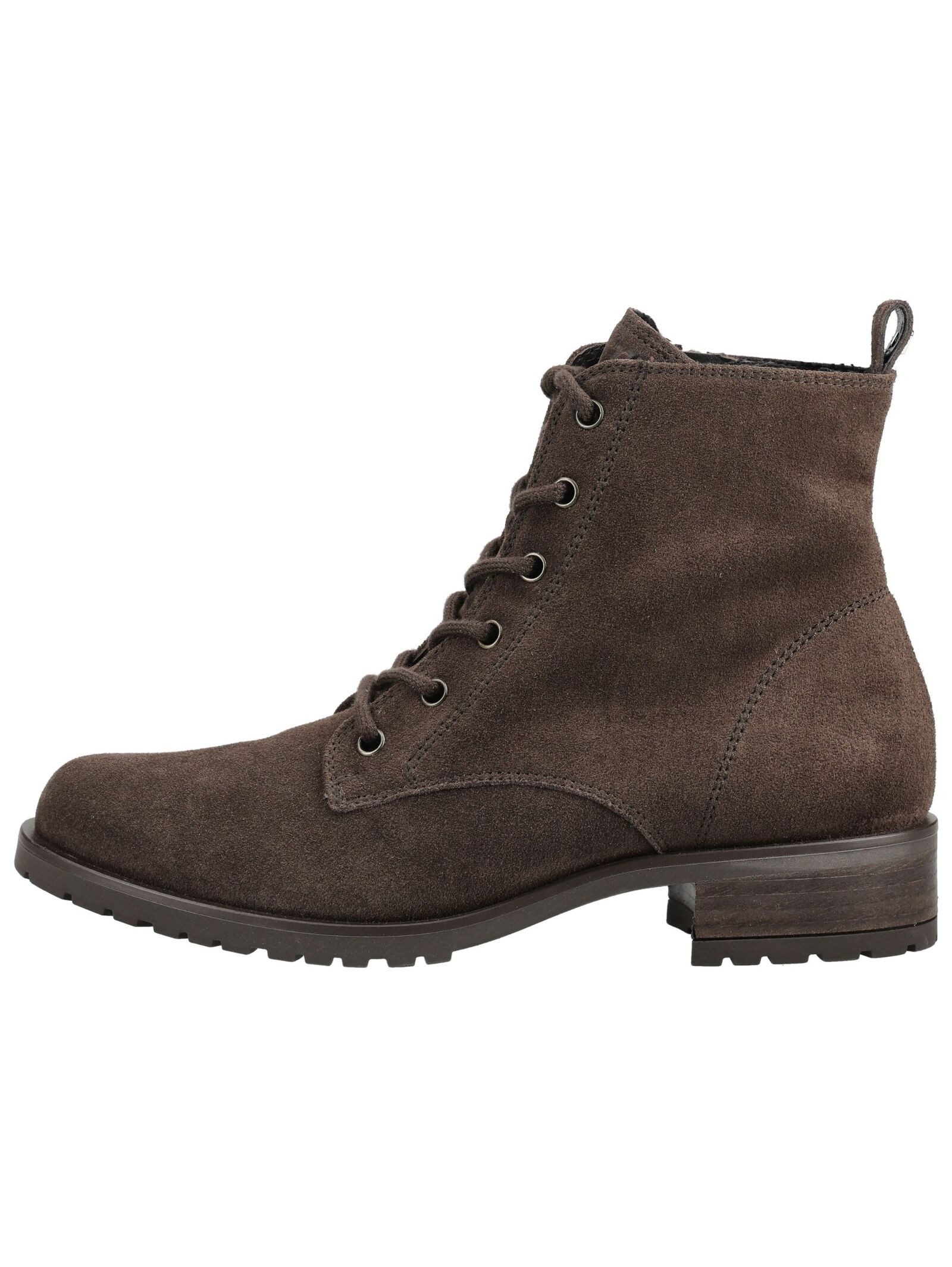 Paul Green Paul Green Stiefelette Veloursleder Schnürstiefelette