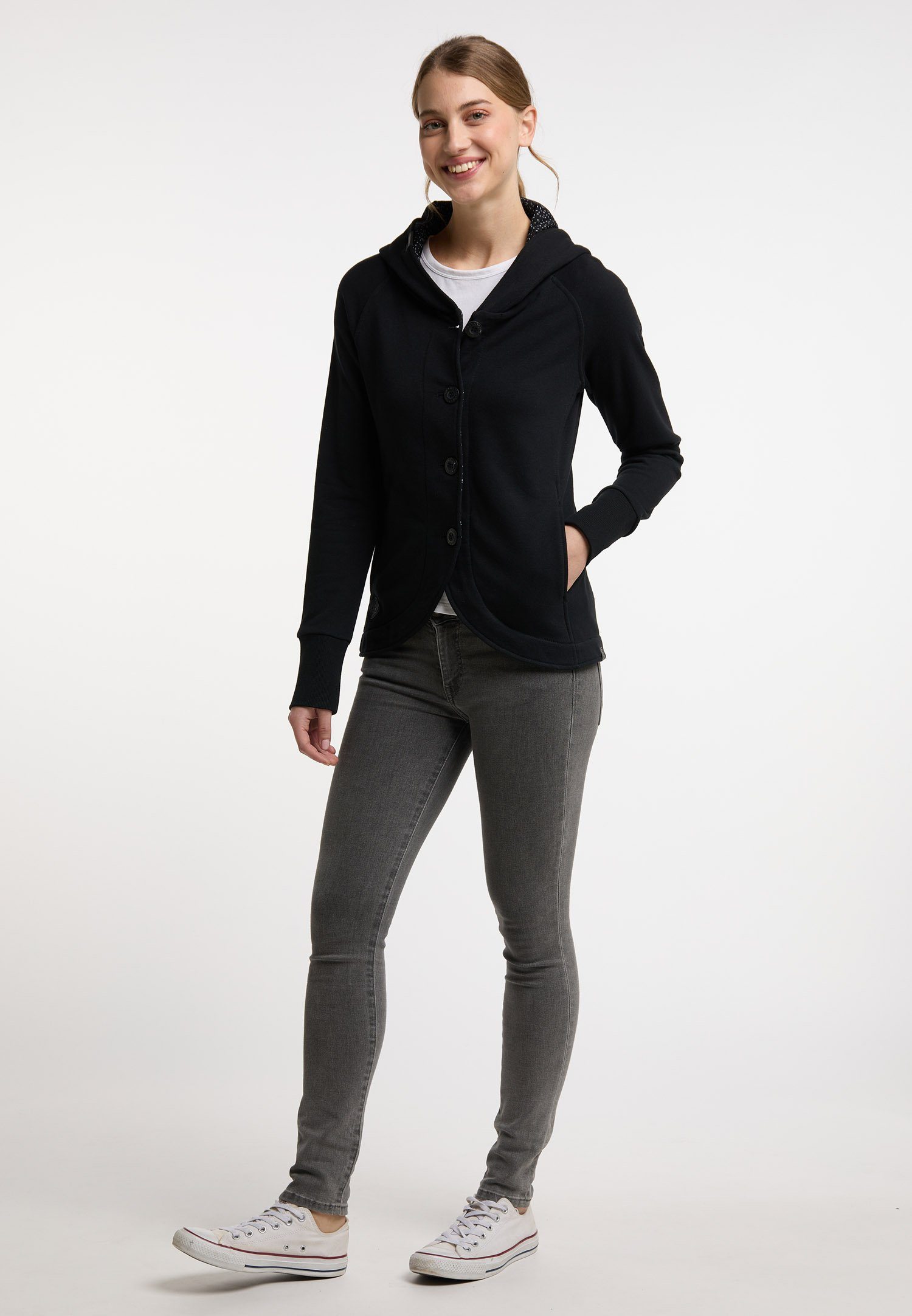 Ragwear Sweatshirt AVAN Nachhaltige & Vegane Mode BLACK