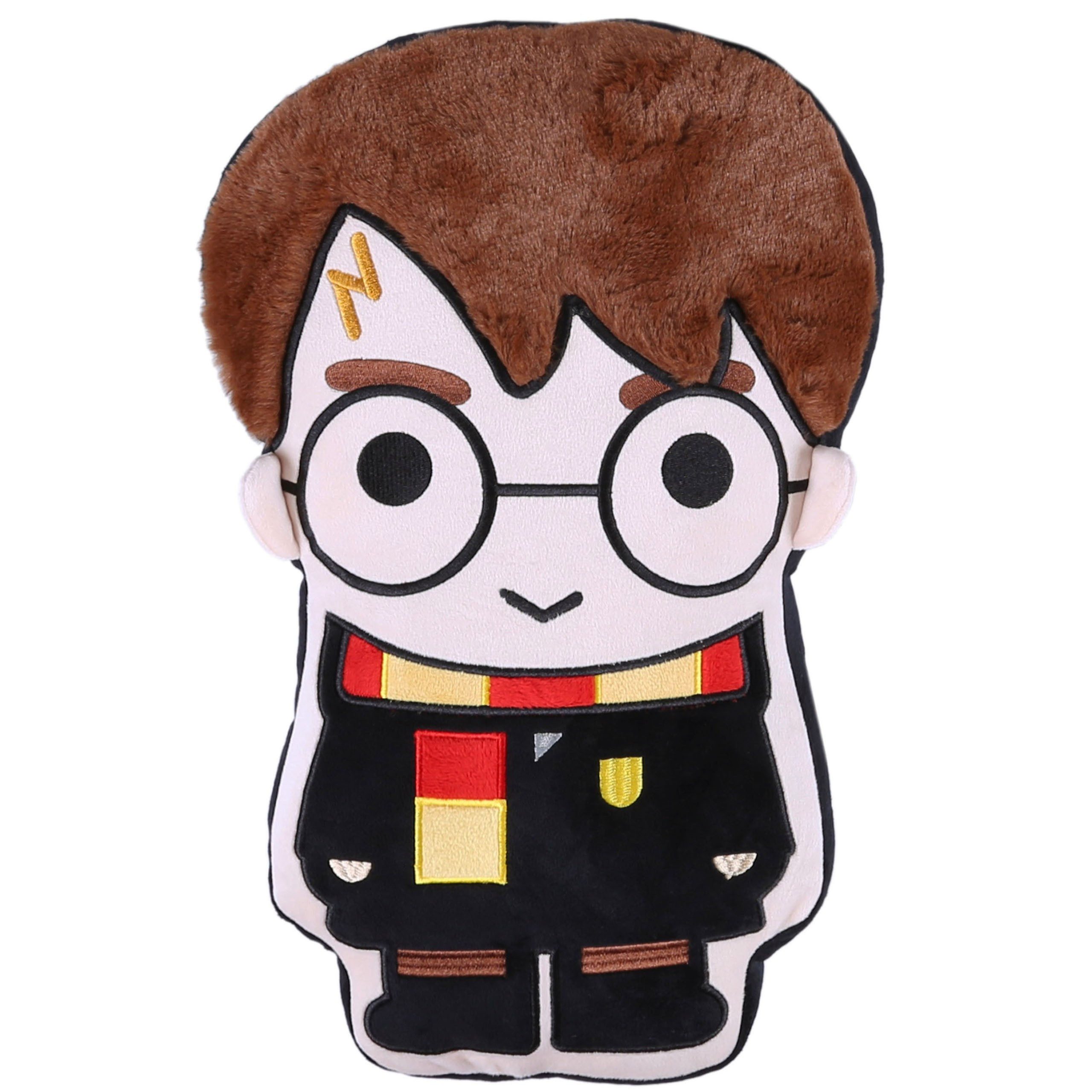 Harry Potter Kopfkissen Schwarz-braunes Kissen 41x39 cm HARRY POTTER