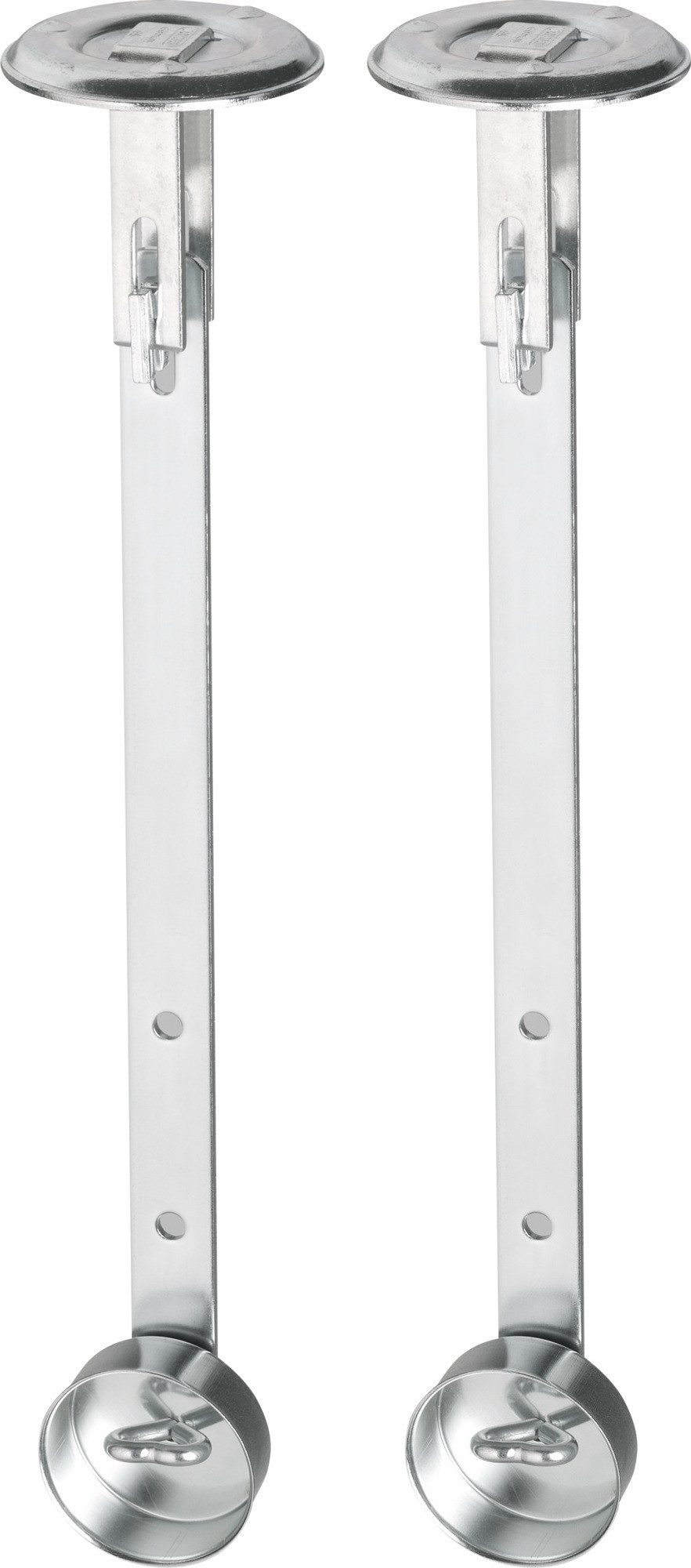 ABUS Gitterrostsicherung Gitterrostsicherung GS20, mit Zugstab und Manipulationsschutz, 2er-Set, 345mm Zugstab, Paarweise Montage, geeignet für Beton und Mauerwerk