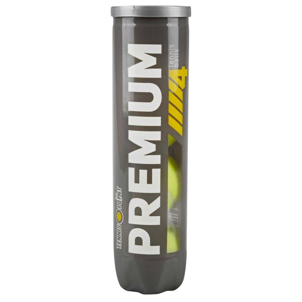 Tennis-Point Tennisball Premium Tennisball Swiss - 4 Tennisbälle - Innendruckball - (4er Dose)