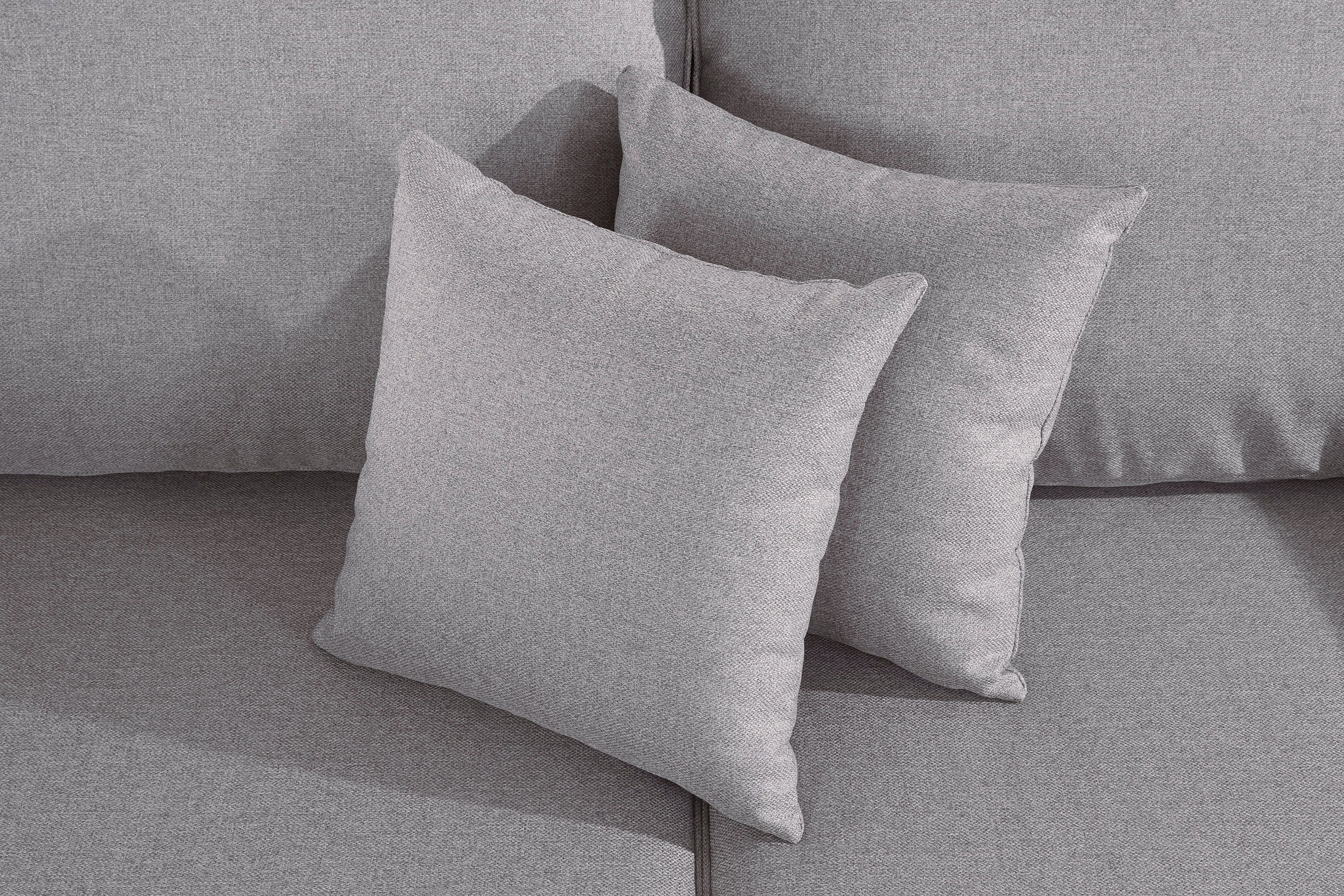 Home affaire 3-Sitzer Shadmoor, Hussenoptik, in uni oder mit Blumendruck