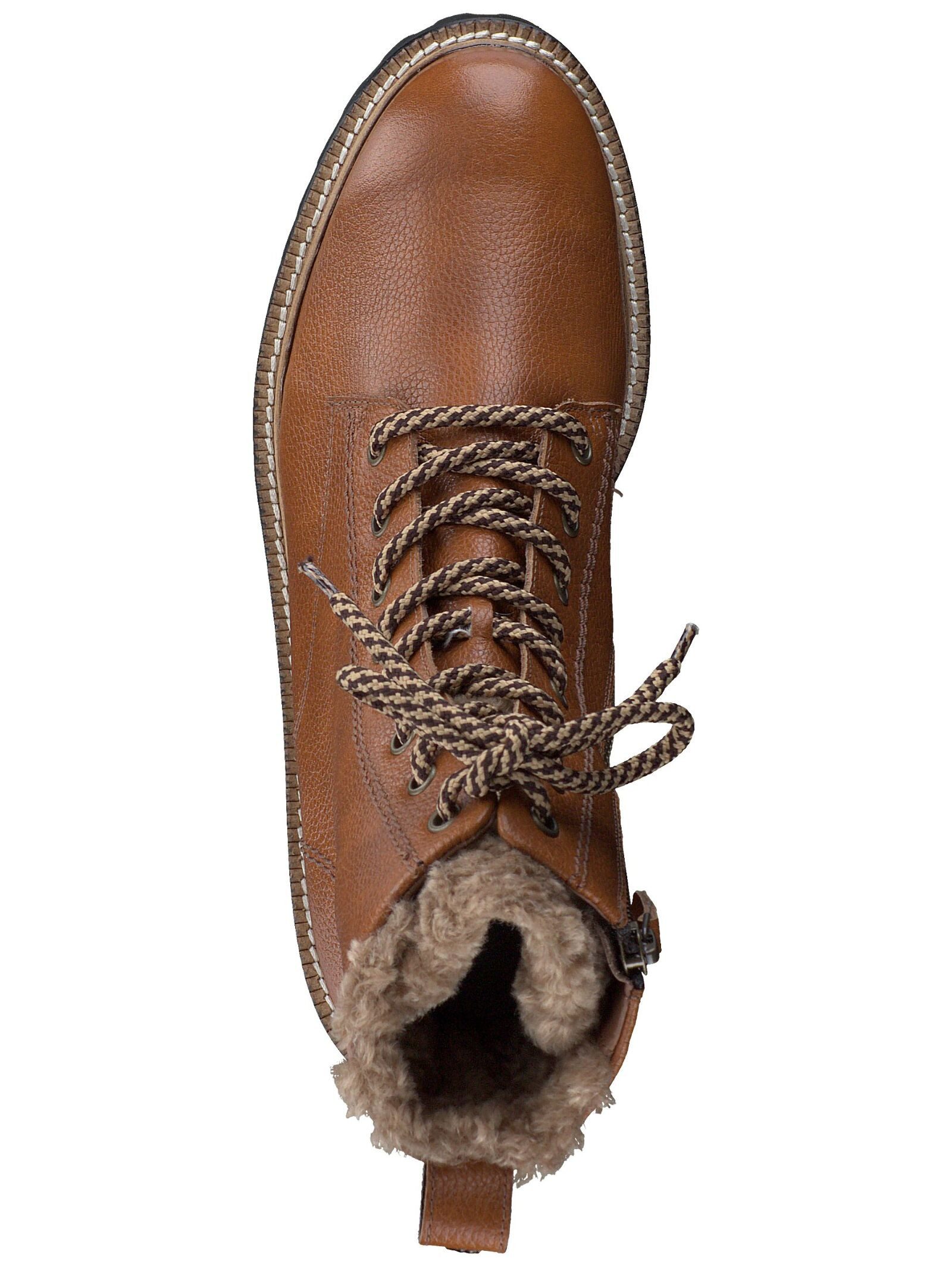 Paul Green Paul Green Stiefelette Glattleder Schnürstiefelette