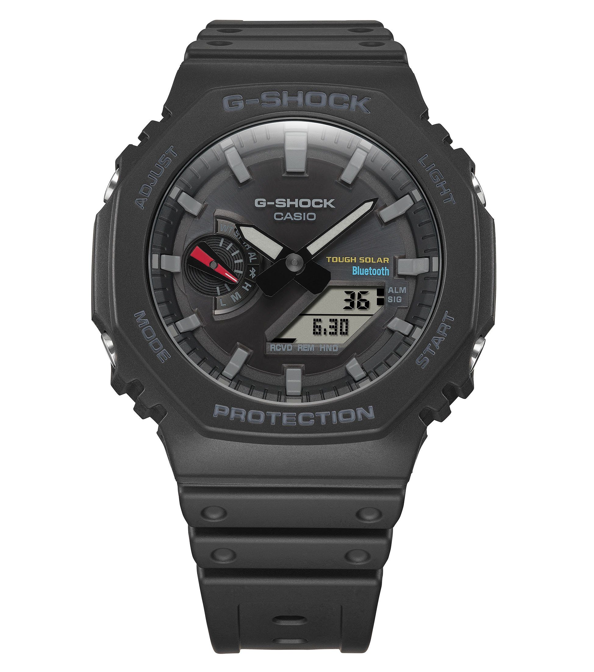 CASIO Quarzuhr Casio G-Shock Herren Analog Uhr GA-B2100-1AER GA-B2100-1AER, günstig online kaufen