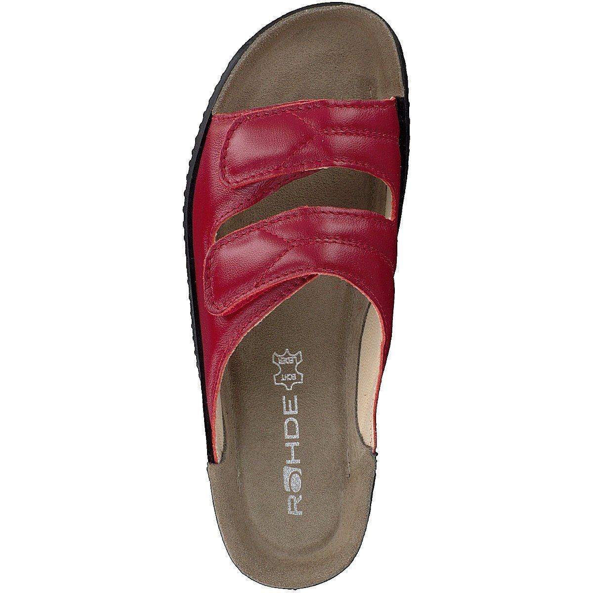 rot Pantolette Rot Rohde Rohde (15201119) Damen (Cherry) Pantolette