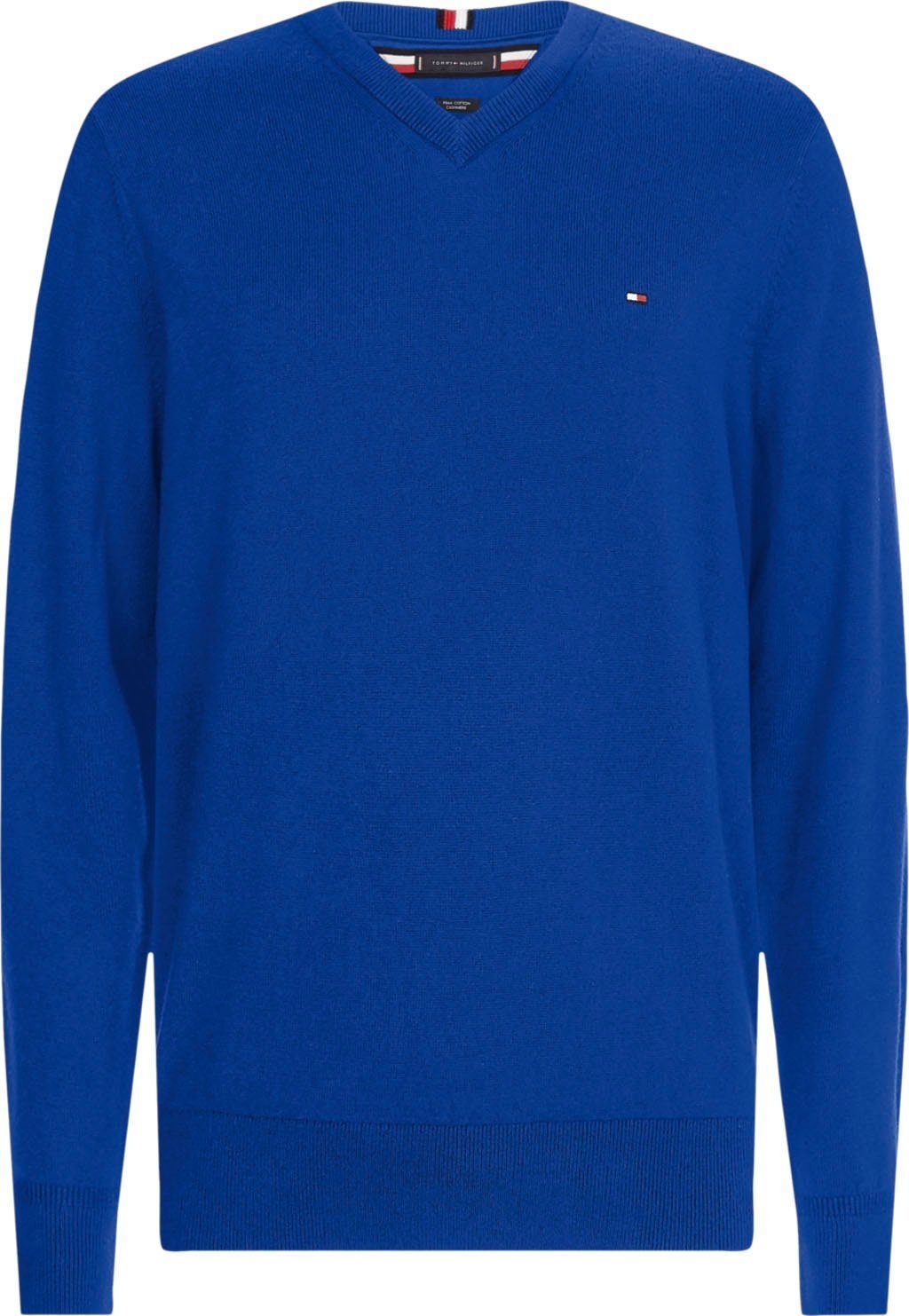 Tommy Hilfiger V-Ausschnitt-Pullover »PIMA COTTON CASHMERE V NECK« online  kaufen | OTTO
