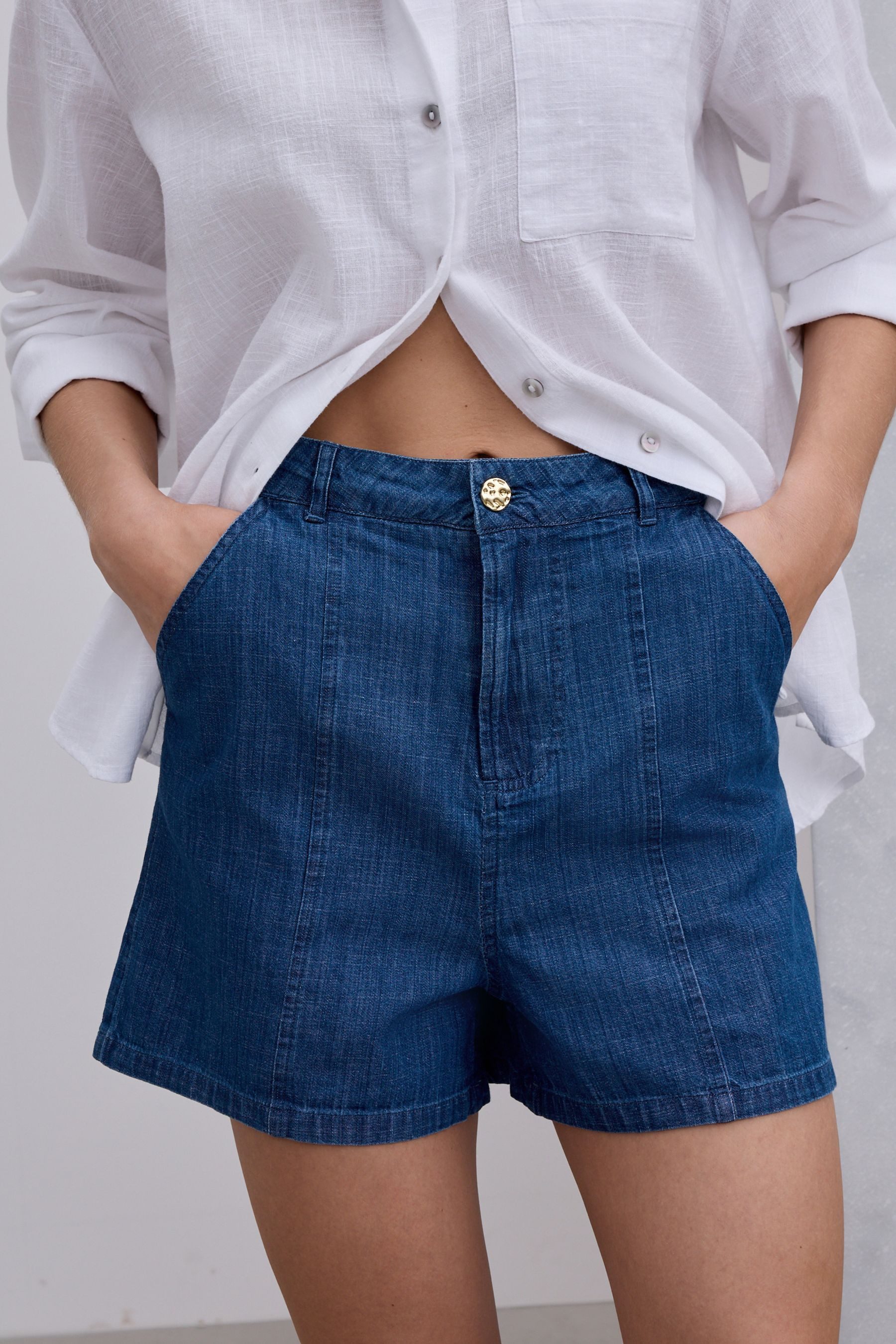 Jeansshorts Lipsy Tailored Denim Shorts