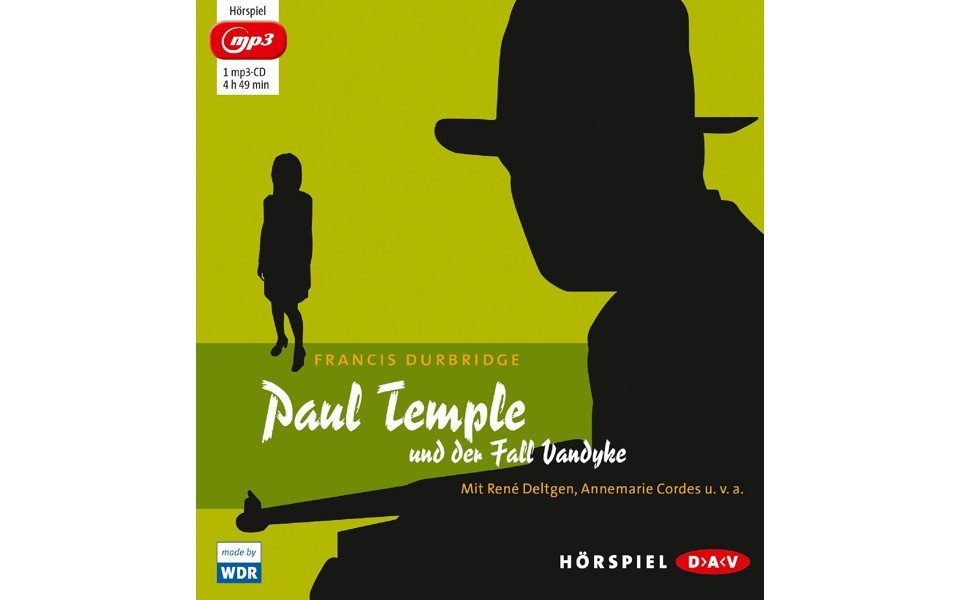Hörspiel-CD Paul Temple und der Fall Vandyke, 1 MP3-CD
