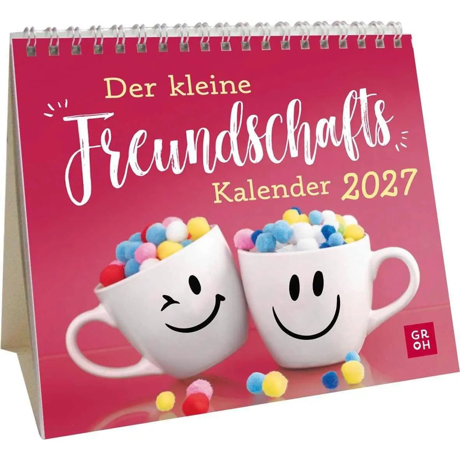 groh Verlag Monatskalender Mini-Kalender 2027: Der kleine Freundschaftskalender