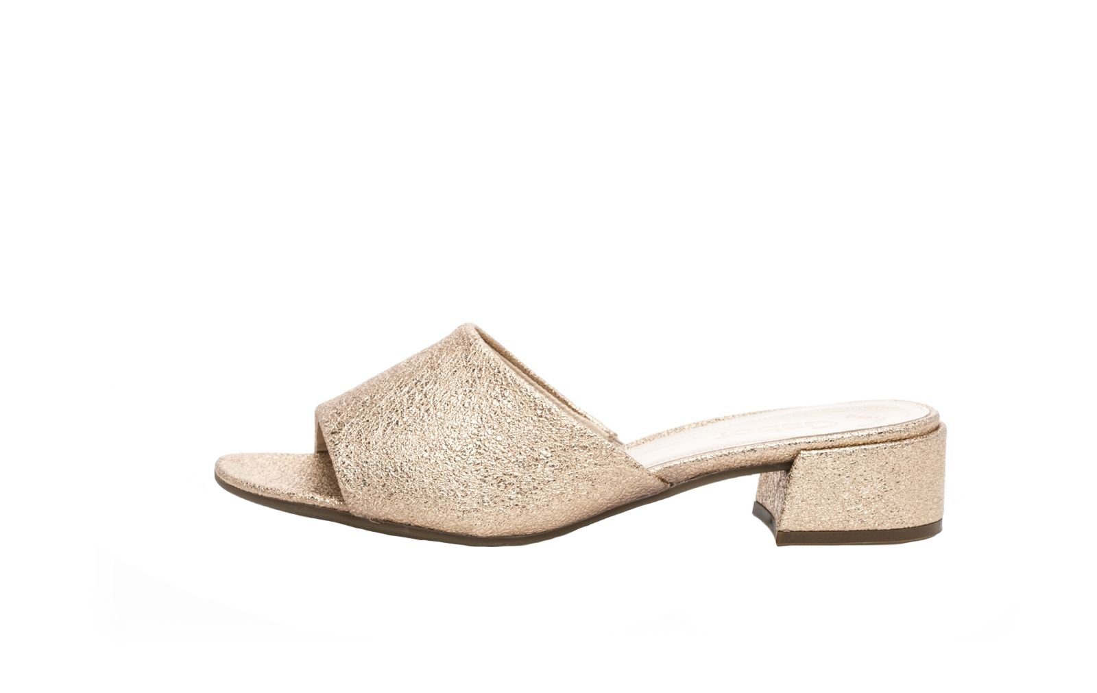 Gabor Damen Pantolette 21.700.64 rosato effekt metallic Clog