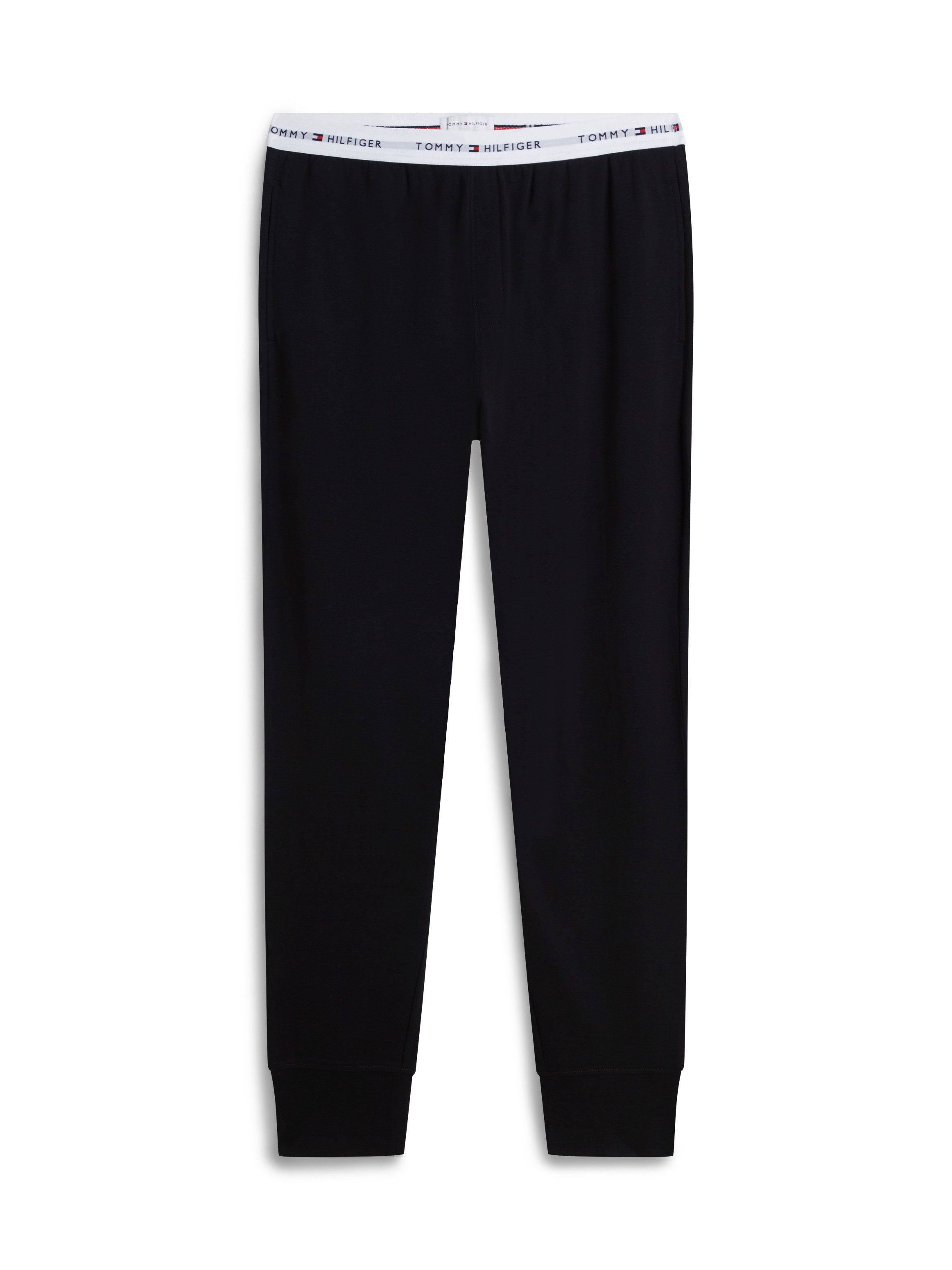Tommy Hilfiger Underwear Pyjamahose JERSEY CUFFED mit Bündchen und Logos – Bild 4 von 5