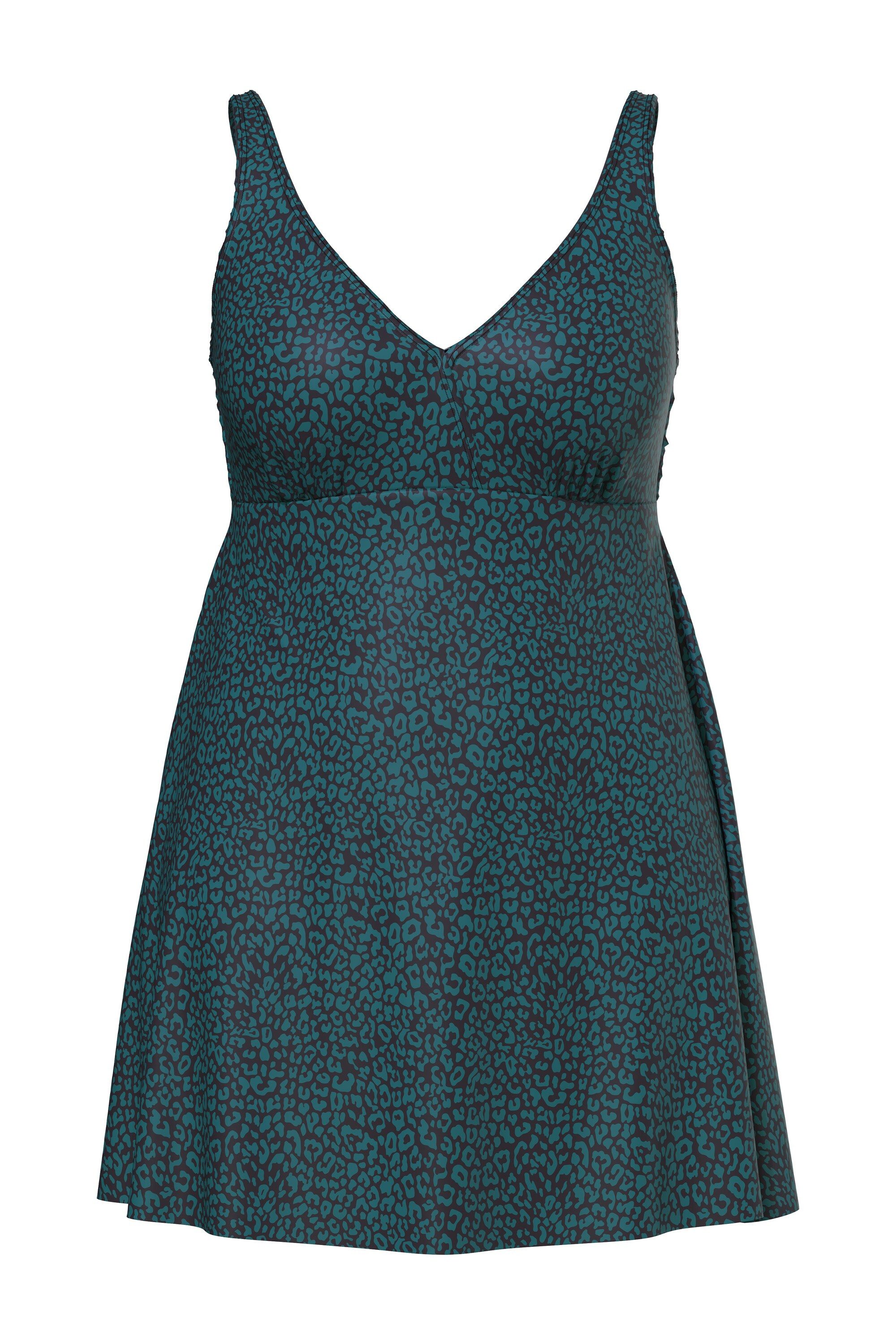 Ulla Popken Badekleid Badekleid Leomuster Softcups Wickeloptik günstig online kaufen