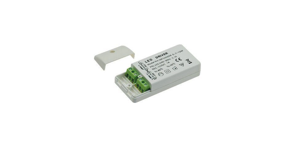 LED-Trafo"CT-12E-V2", 0,5-12W, 230V~ auf 12V=, eckig Trafo