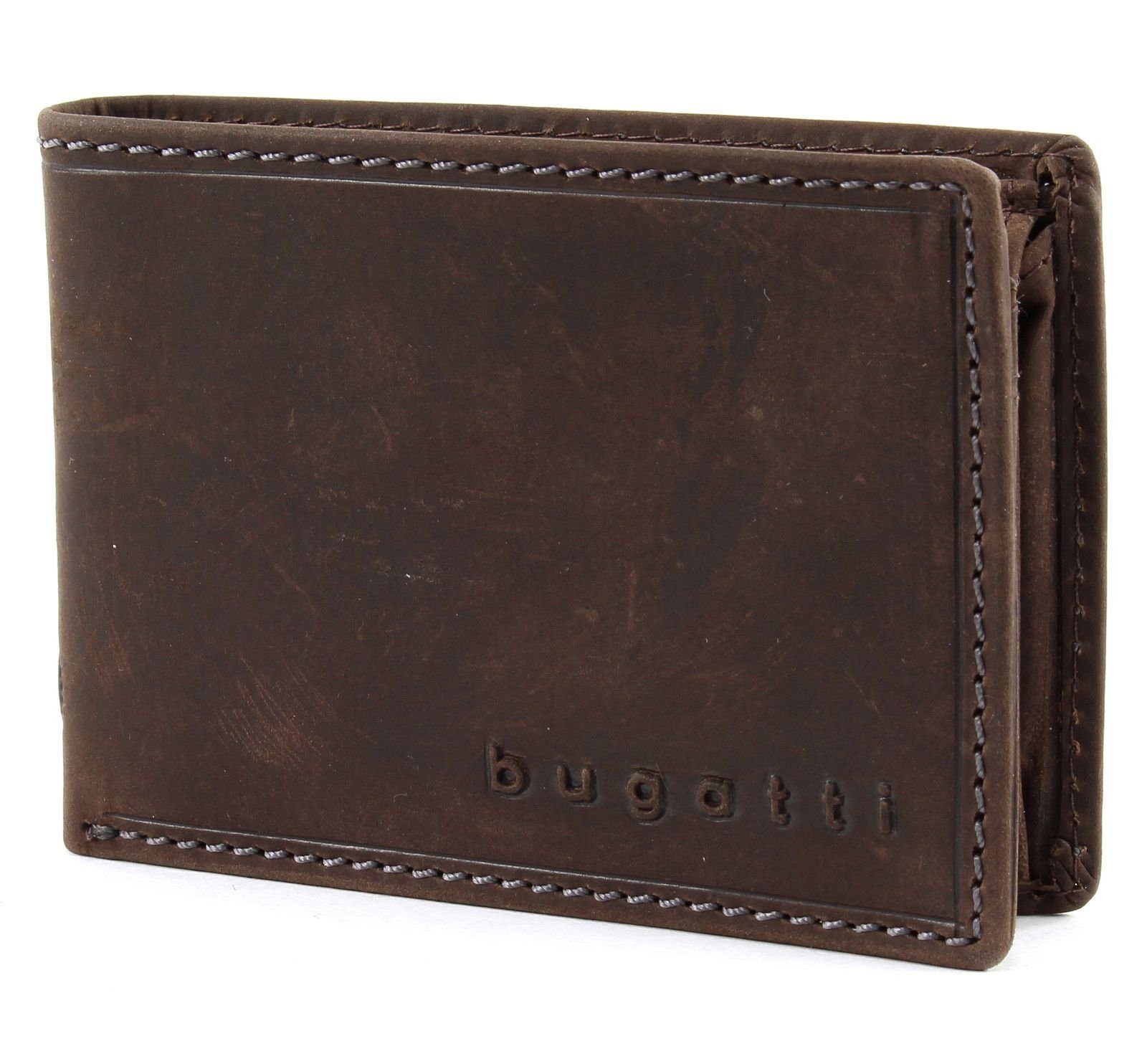 bugatti Geldbörse Coin Wallet with Flap 4CC, aus echtem Leder mit RFID-Bloc günstig online kaufen